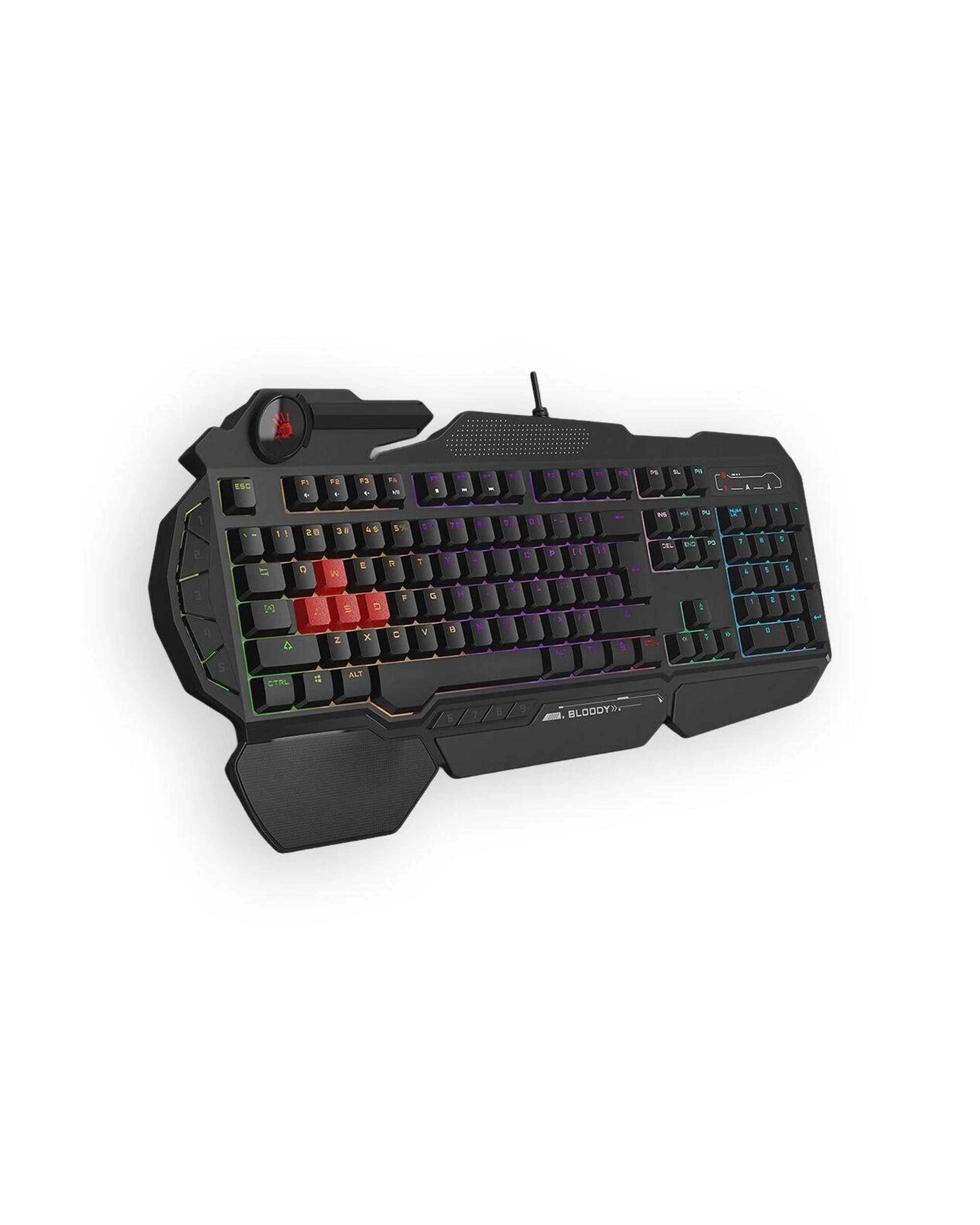 2 Bloody B310N Black USB Wired FullSize Neon Backlit Gaming Keyboard, 2 of 5