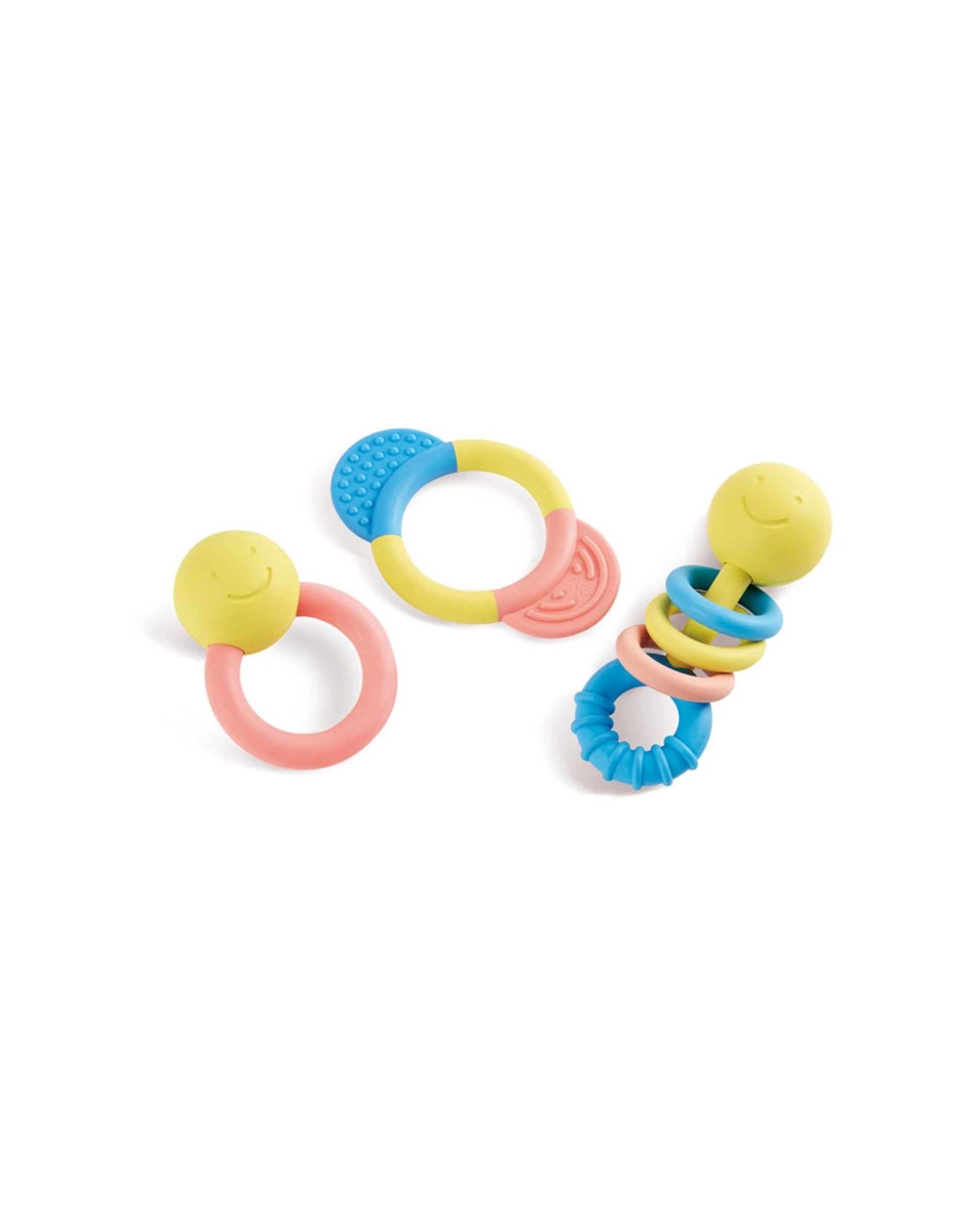 1 Hape Rattle & Teether Collection Rice-Based Sensory Toys For Babies - Multi, 1 of 4