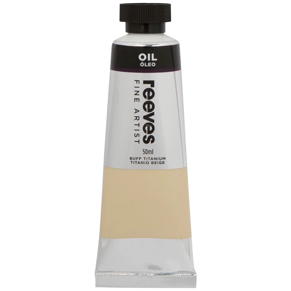 1 Reeves Oil Paint 50mL Buff Titanium, 1 of 1