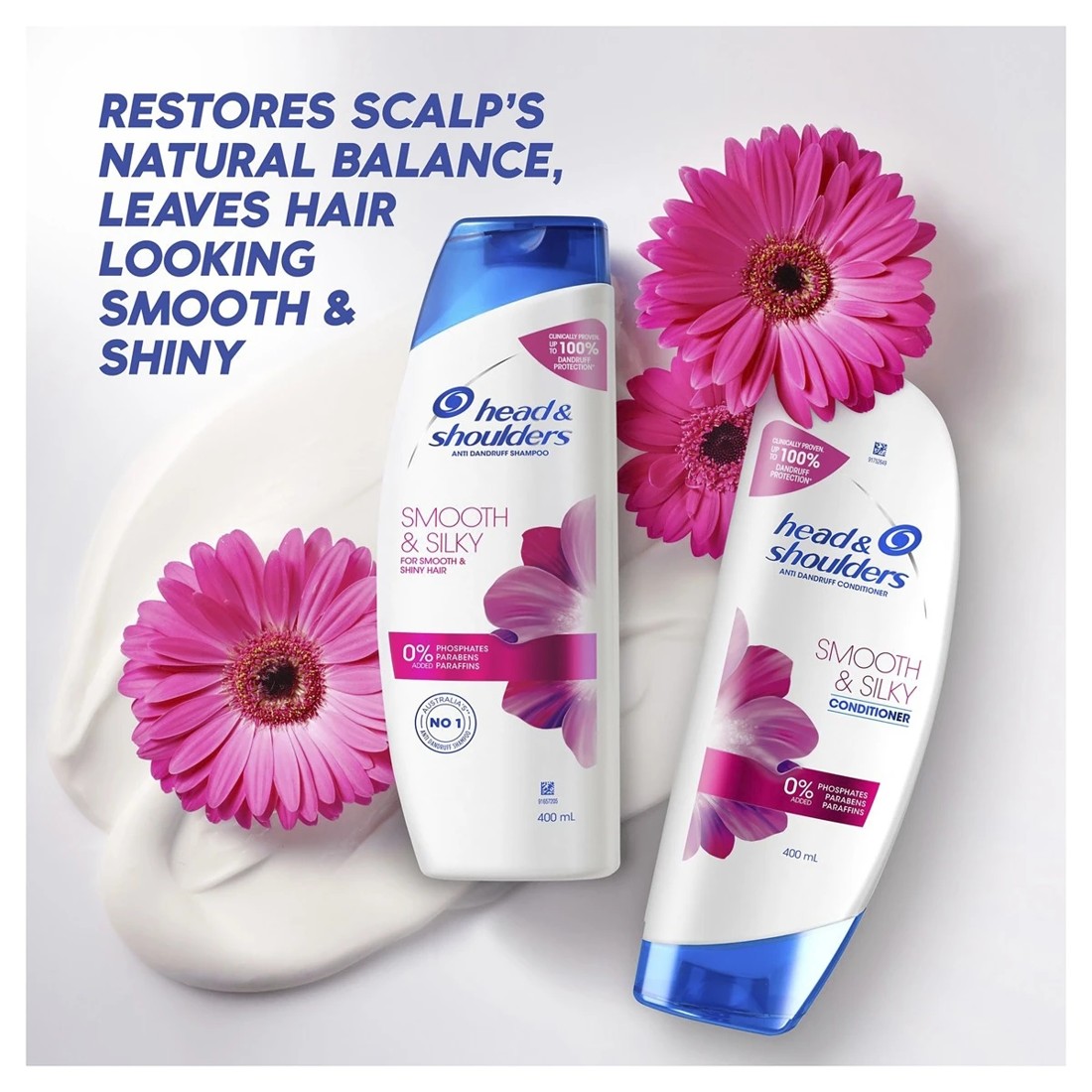 3 Head & Shoulders Anti-Dandruff Smooth and Silky Conditioner 660ml, 3 of 7