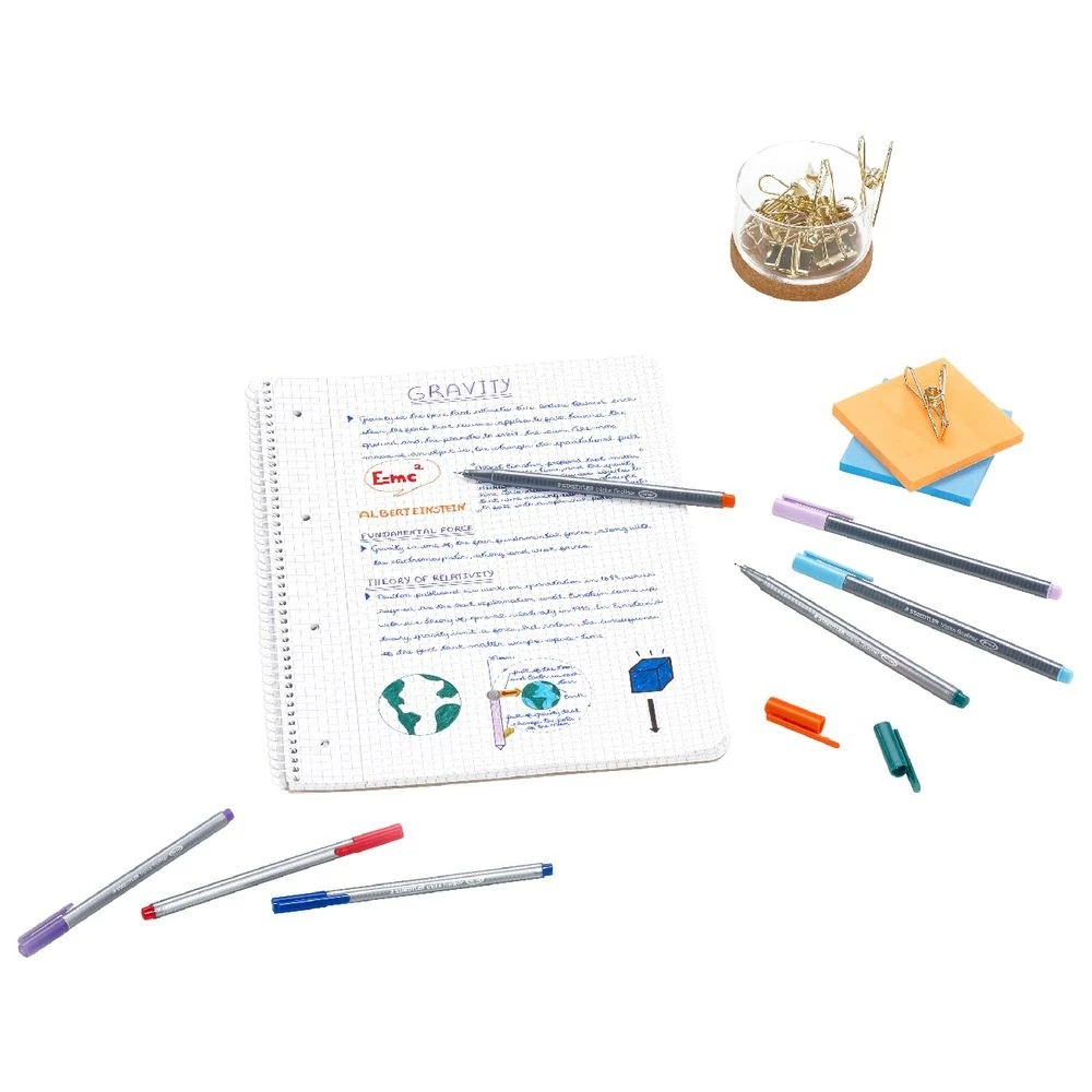 6 Staedtler Triplus Fineliners 0.3mm Assorted 4 Pack, 6 of 10