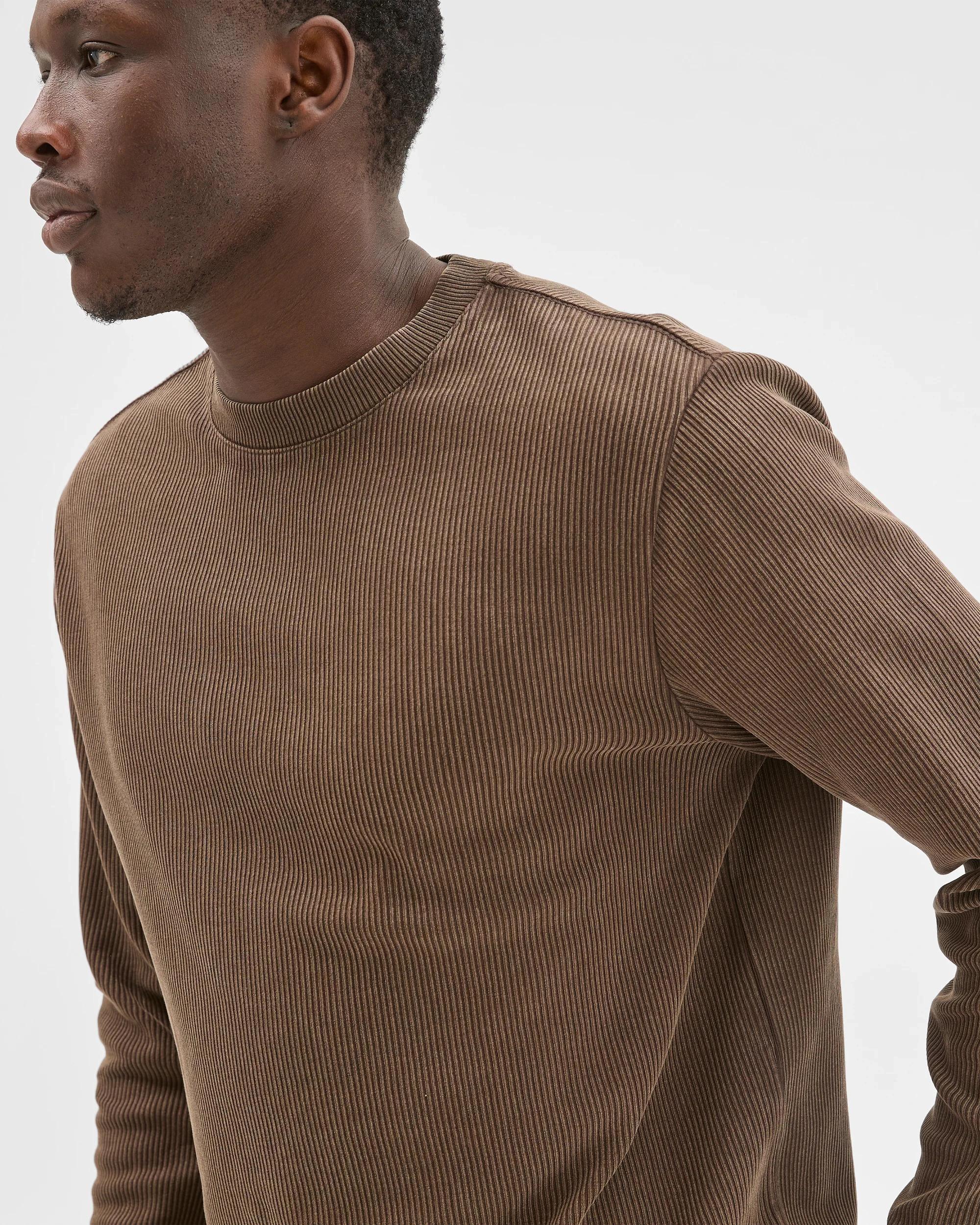 5 Commons Australian Cotton Relaxed Heavyweight Textured T-Shirt ACID BROWN, 5 of 6