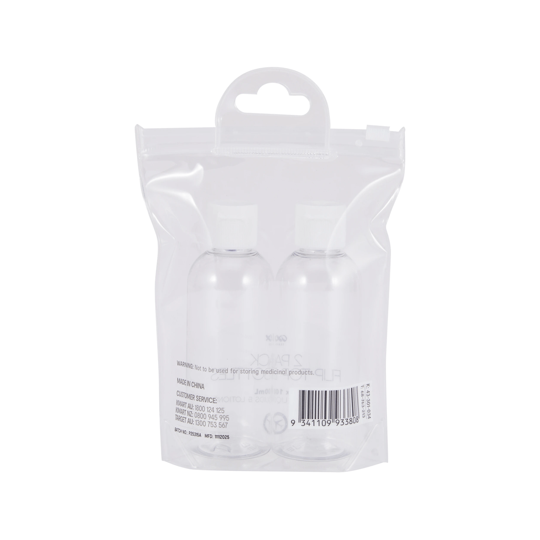 4 2 Pack Travel Solutions Flip Top Bottles, 4 of 4