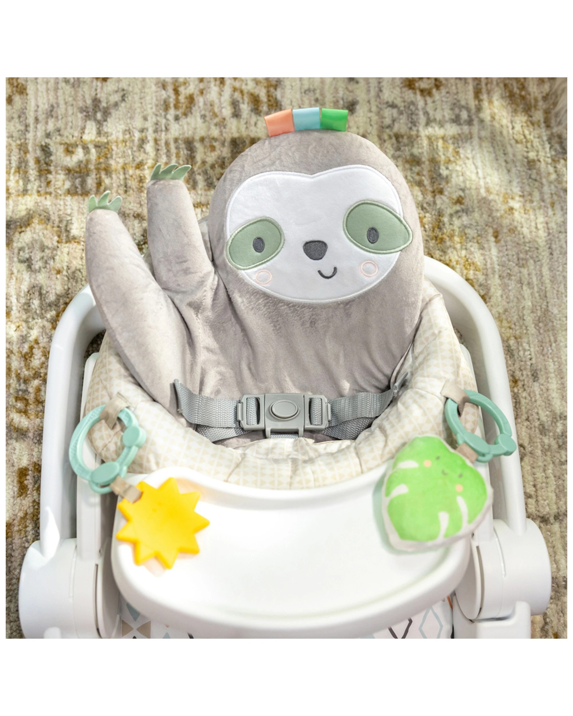 3 Ingenuity Prop Spot 2-in-1 Sit-up Infant Floor Seat Loni 4m+
 - Multi, 3 of 6