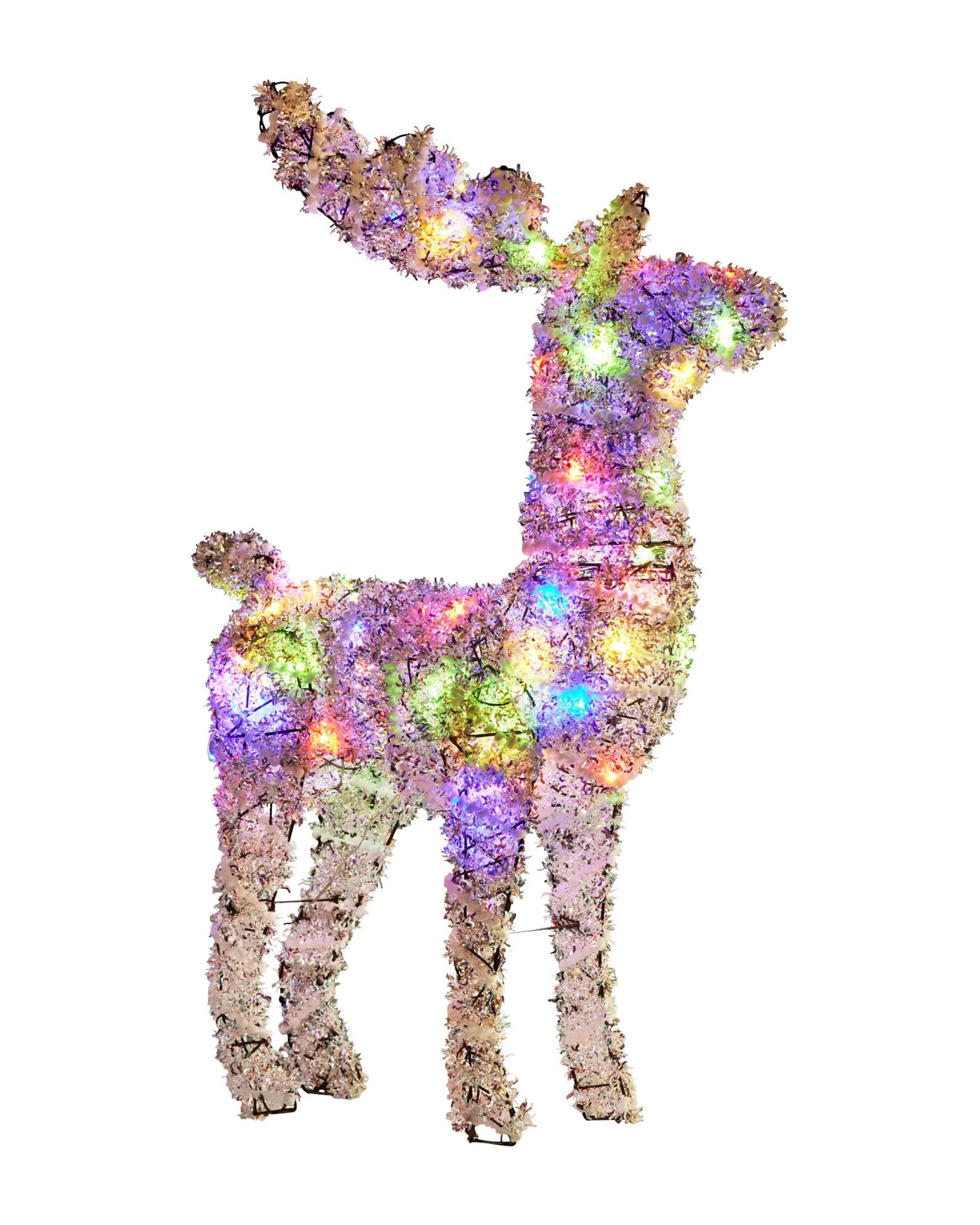 1 Christabelle 112cm Animated Reindeer Christmas Led Lights Indoor Outdoor Yard Statue Decoration, 1 of 7
