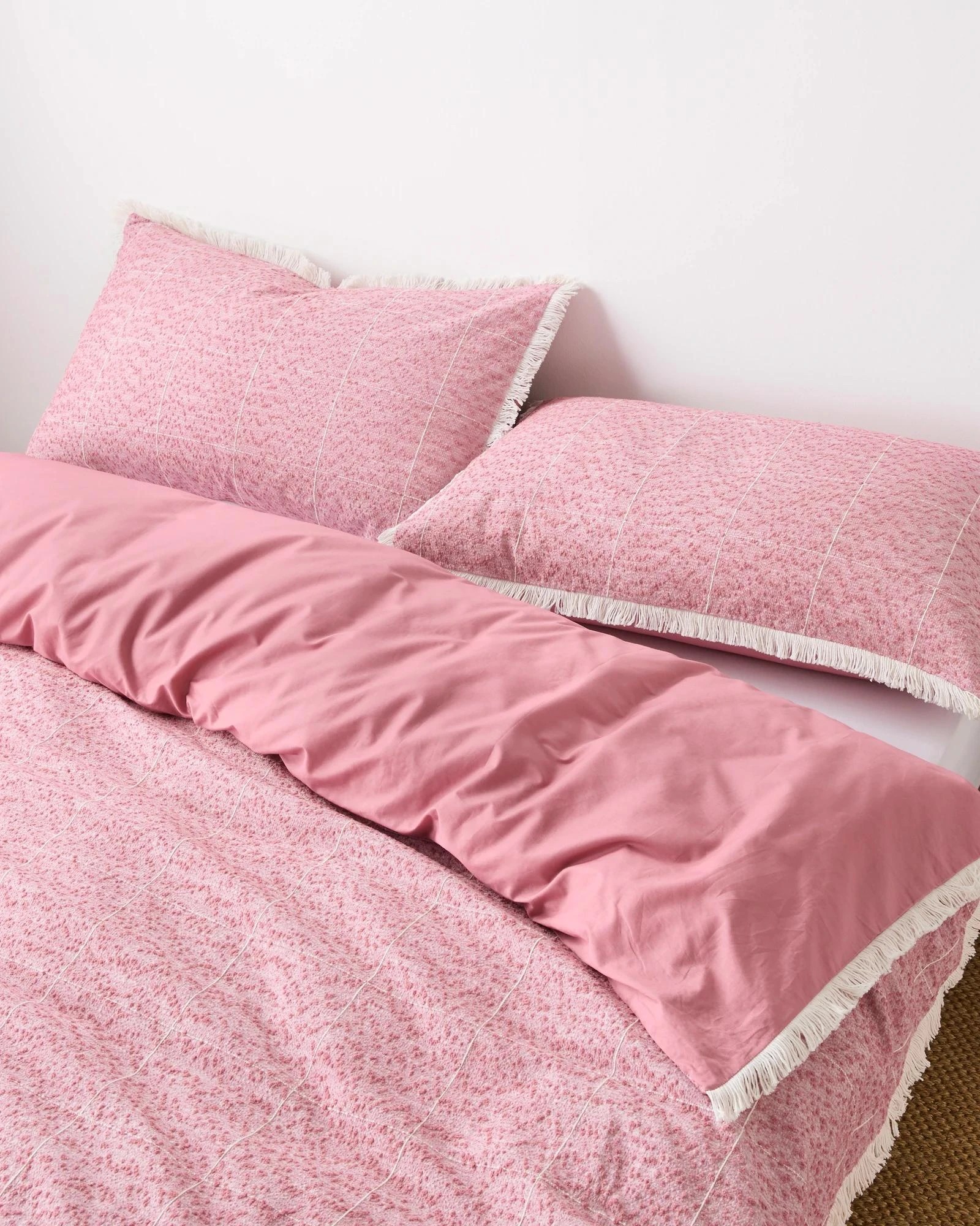 2 Target Alexis Boucle with Fringe Quilt Cover Set - King Bed - Pink, 2 of 3
