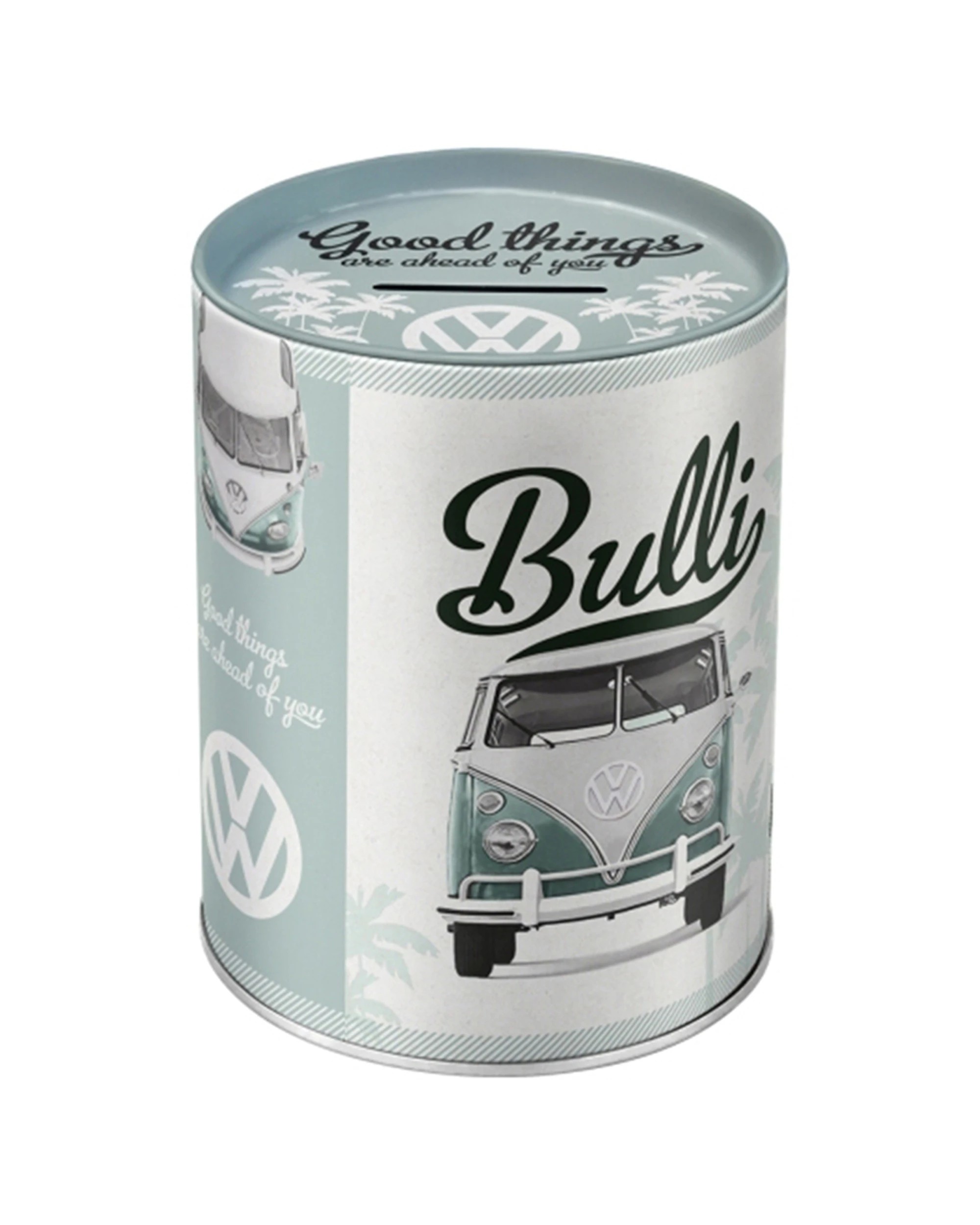 1 Nostalgic-Art Storage Money Box - VW Good Things Are Ahead - Multi, 1 of 3