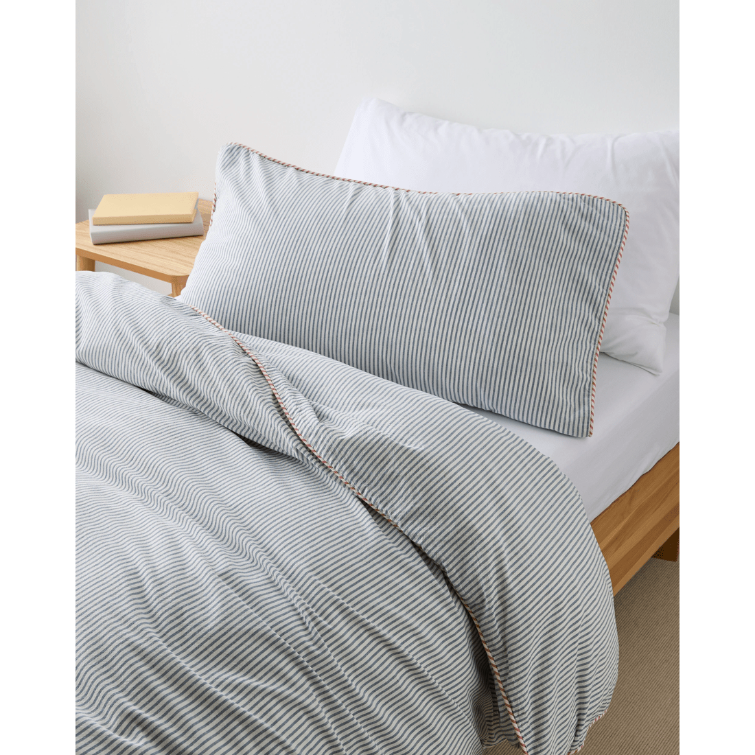 2 Target Finn Coastal Stripe Cotton Quilt Cover Set
 - Single Bed
 - Blue, 2 of 6