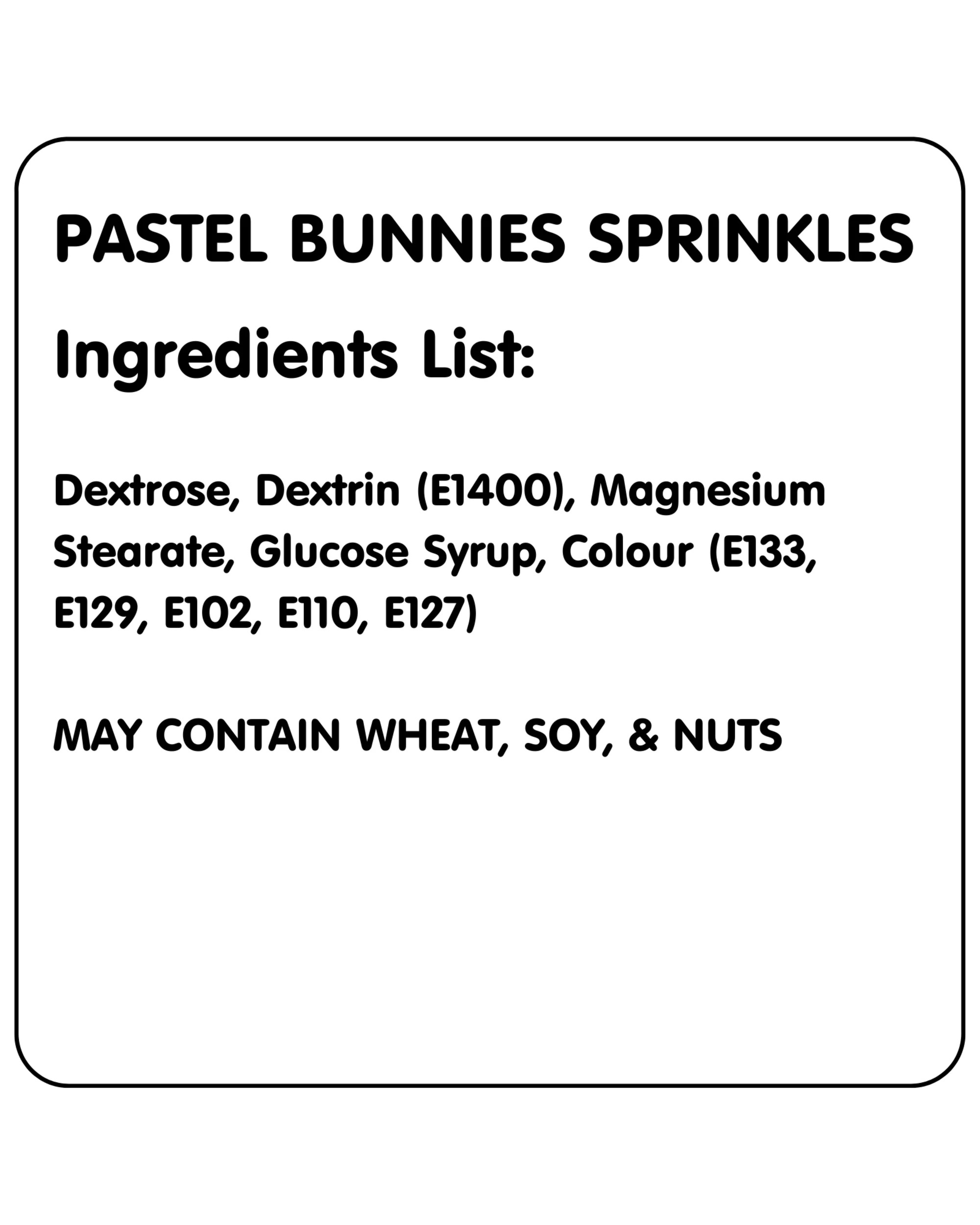 2 Sprinks Pastel Bunnies Sprinkles 70g, 2 of 2