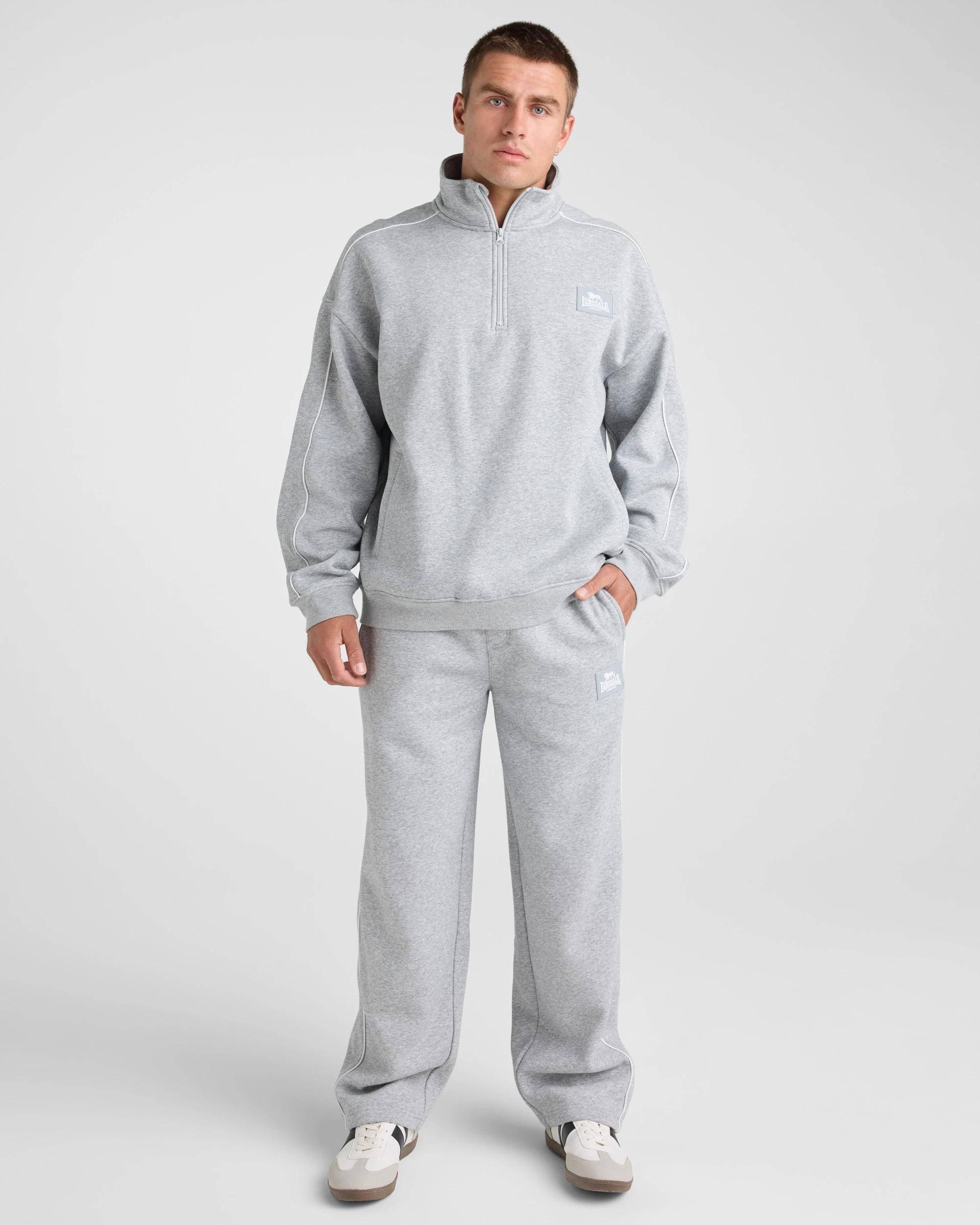 4 Lonsdale London Sport Straight Leg Track Pant GREY, 4 of 4
