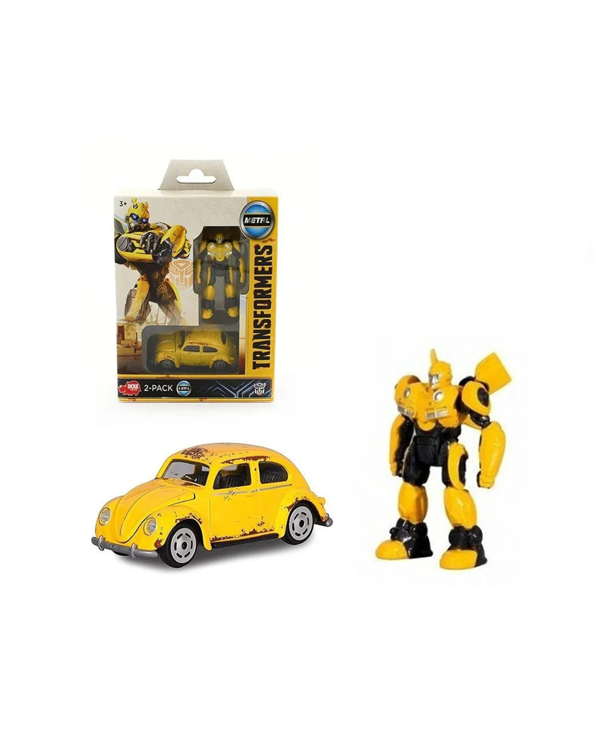 2 Dickie Toys Transformers Bumblebee and VW Diecast Vehicle 2 Pack, 2 of 4