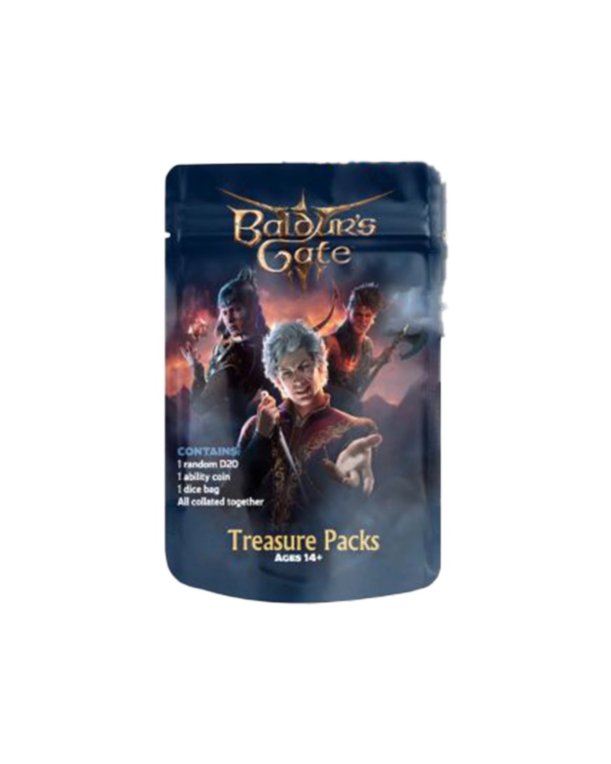 1 Baldur's Gate 3 Treasure Pack Blind Bag (Single Bag), 1 of 3