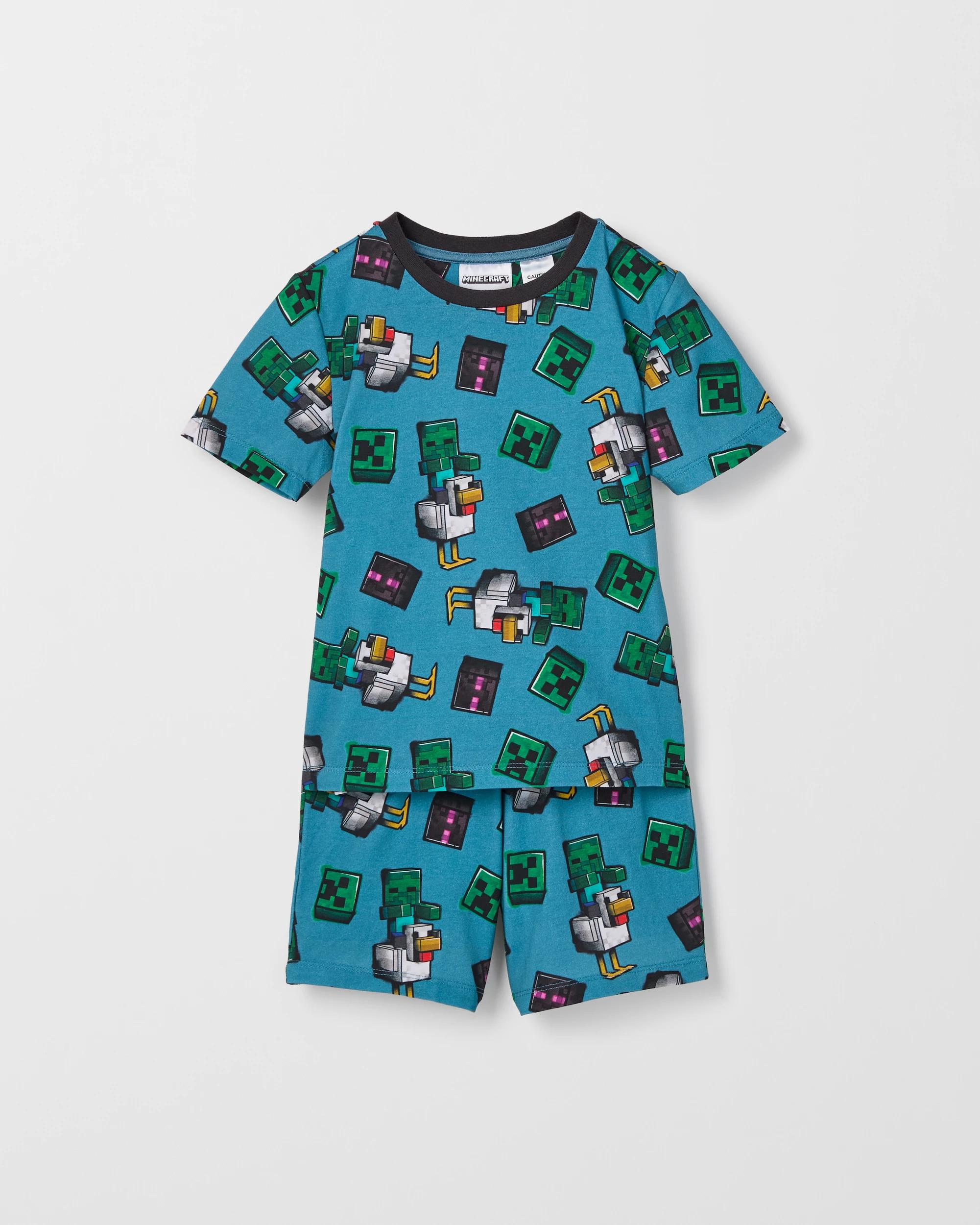 3 Minecraft Australian Cotton 2 Pack Younger Boys Pyjama Set MINECRAFT, 3 of 5
