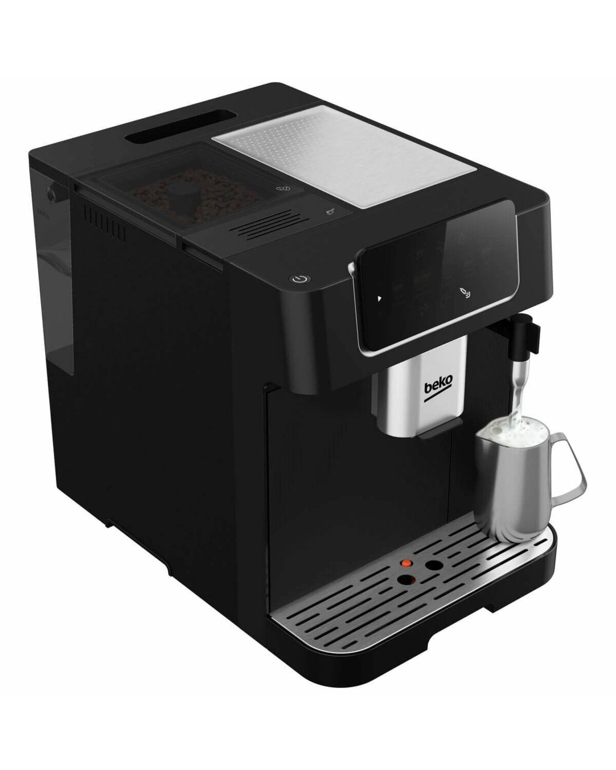 2 Beko CaffeExperto Automatic Espresso Machine with Steam Wand Black, 2 of 5