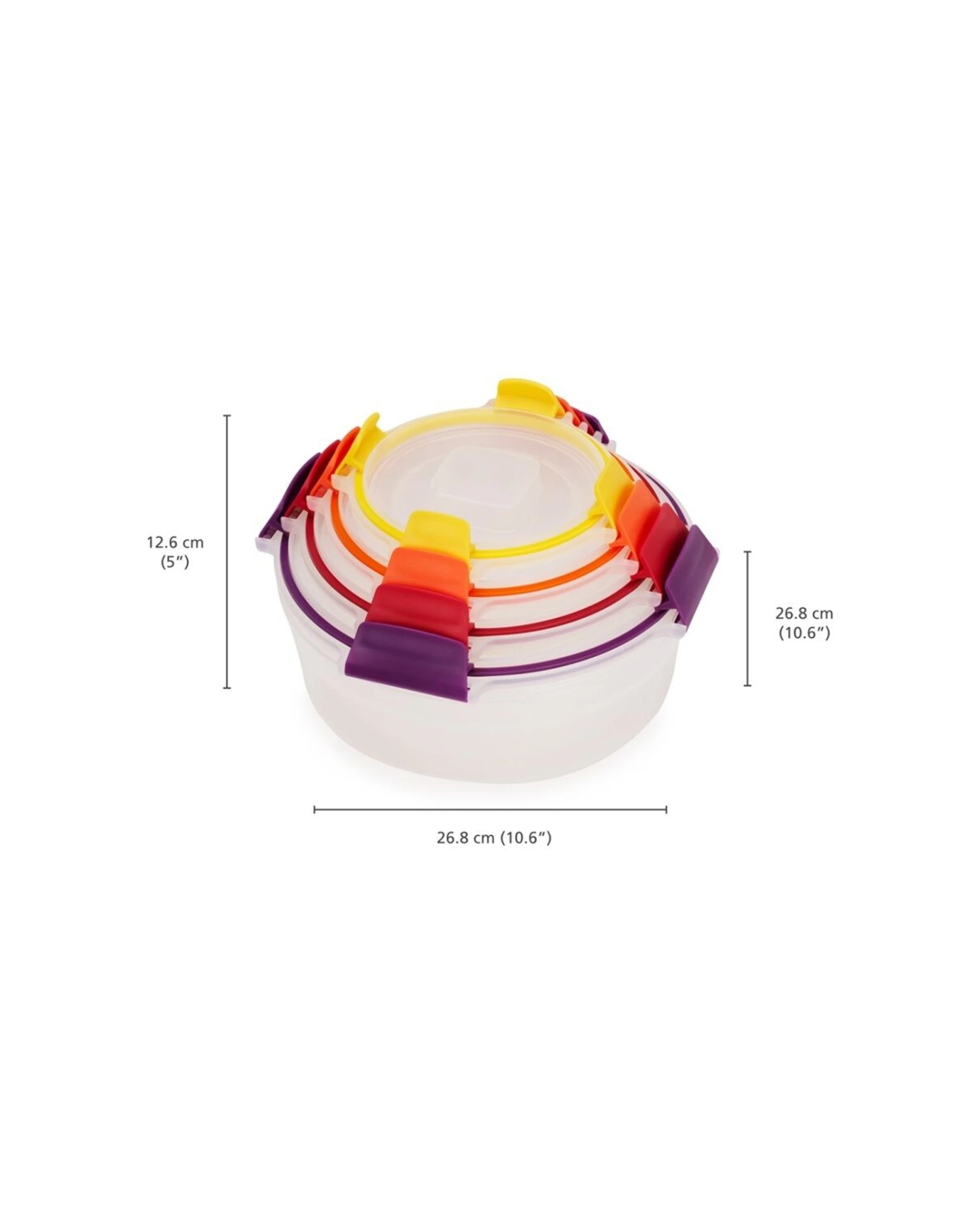 7 Joseph Joseph 8pc Nest Lock Airtight Food Storage Container Set - Multi, 7 of 8
