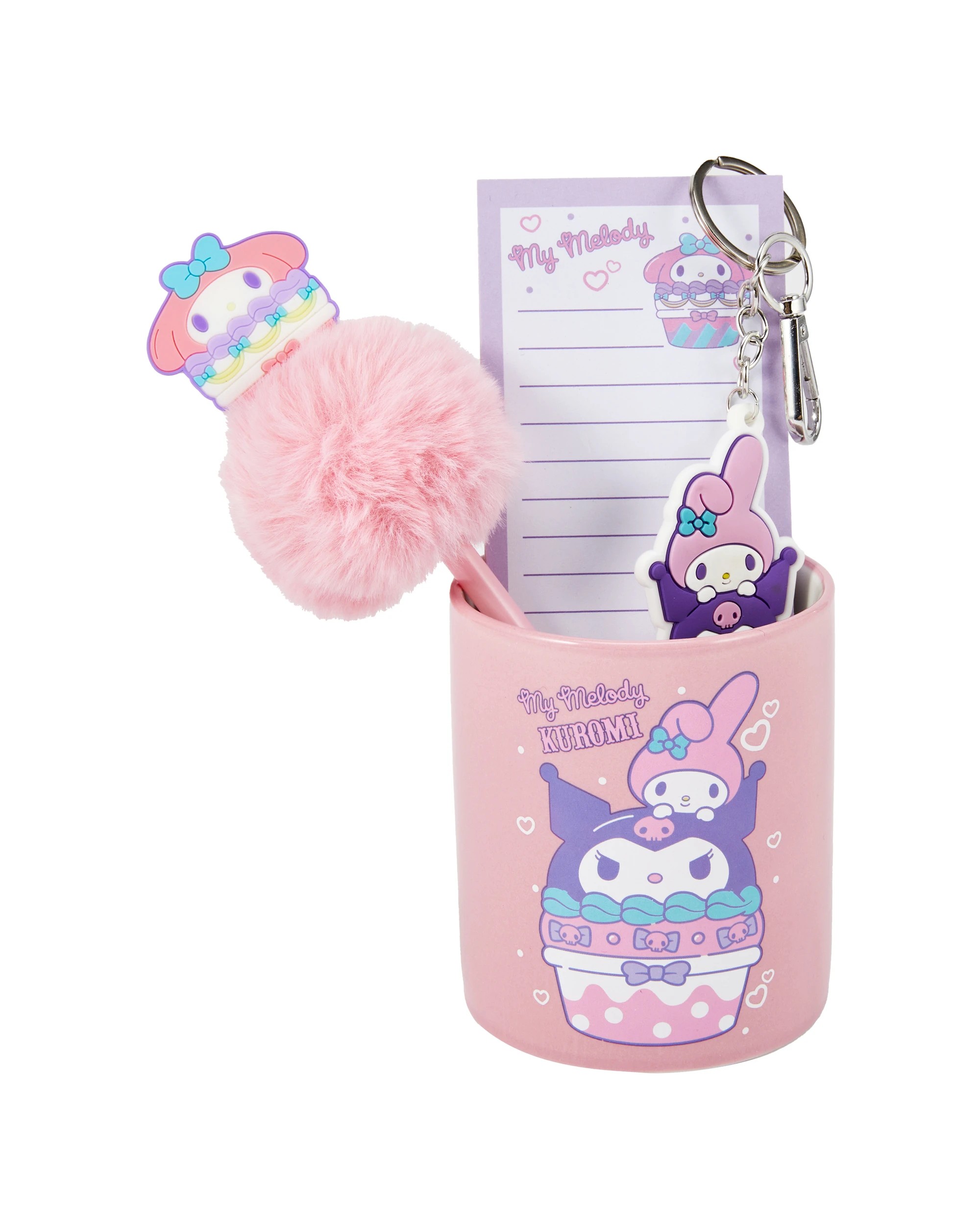 2 Kuromi and My Melody Desktop Stationery Set, 2 of 7