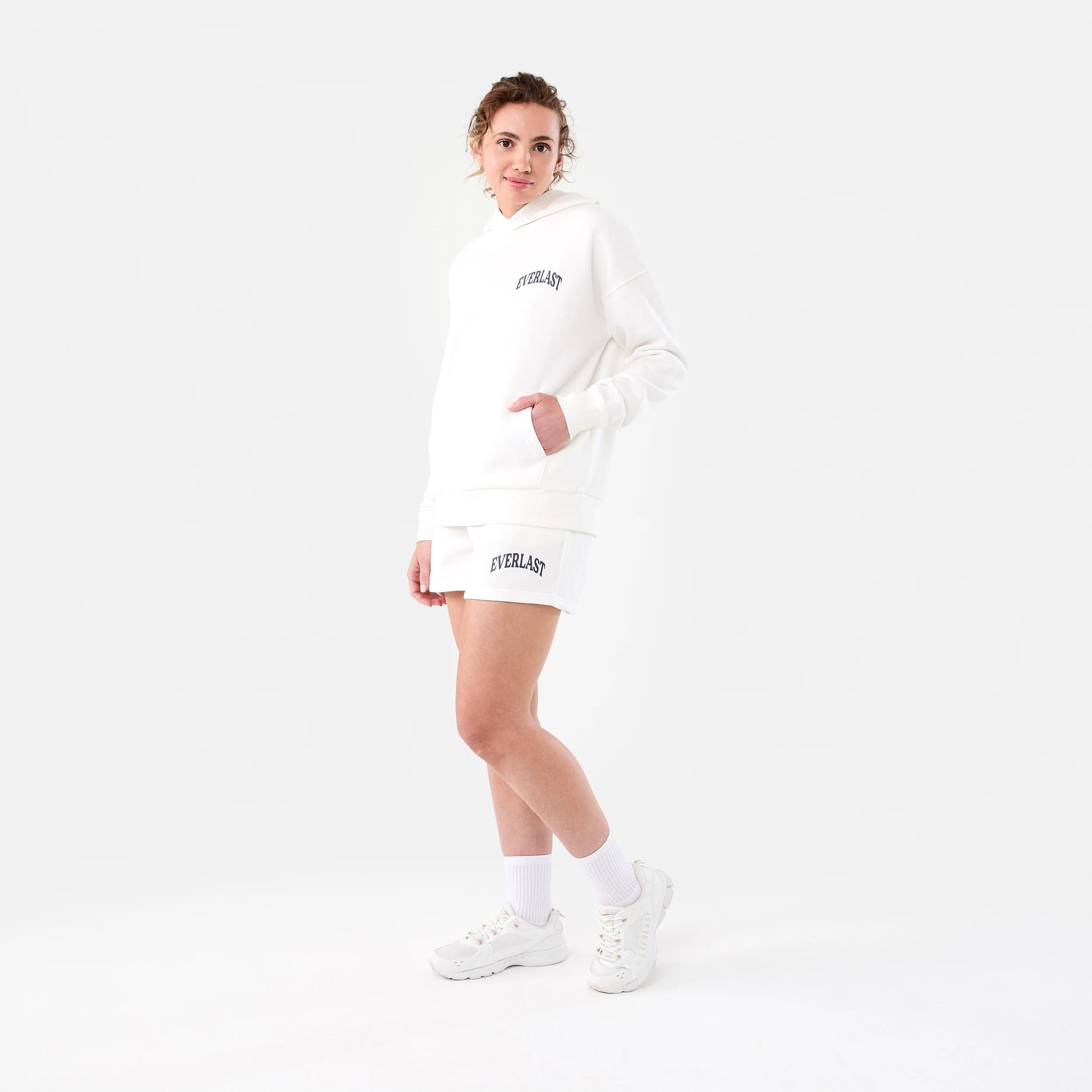 3 Everlast Womens Collegiate Oversized Hoodie EVERLAST COLLEGIATE CREAM, 3 of 9