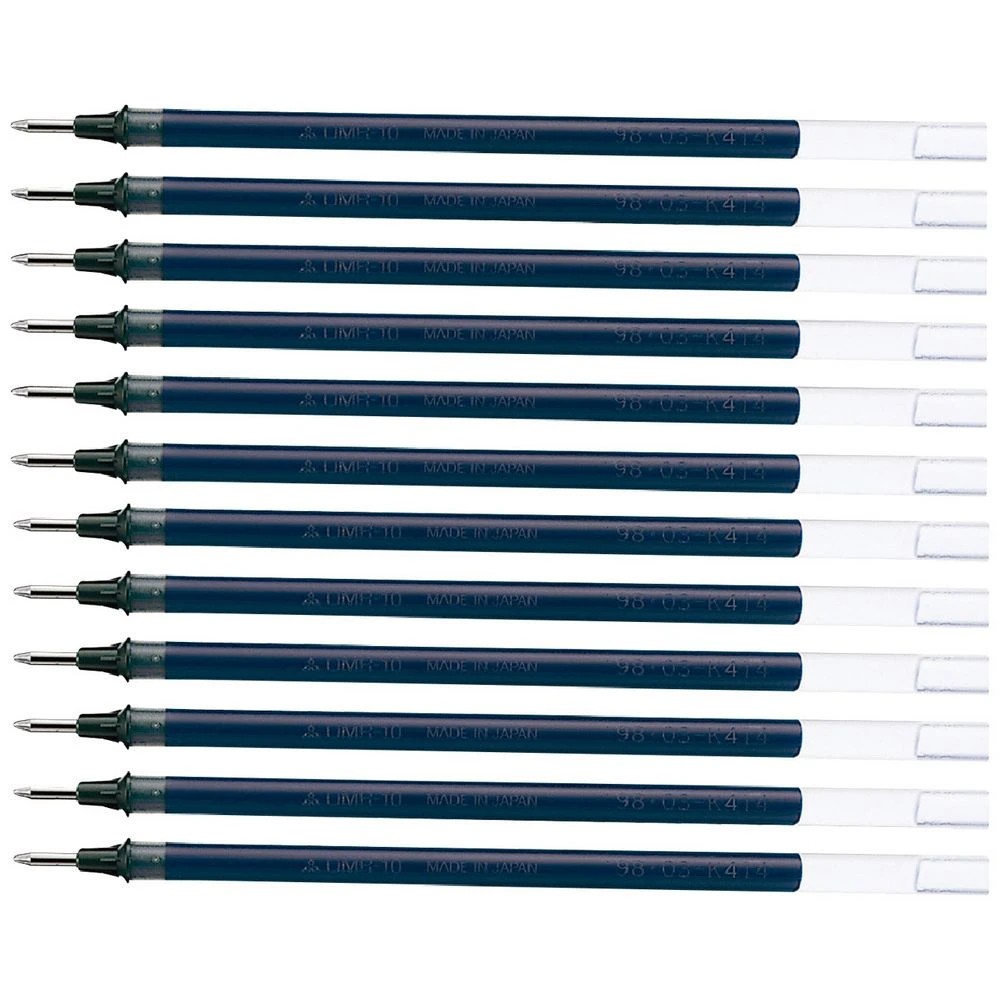 1 Uni-Ball UMR10 Gel Pen Refills Blue 12 Pack, 1 of 1