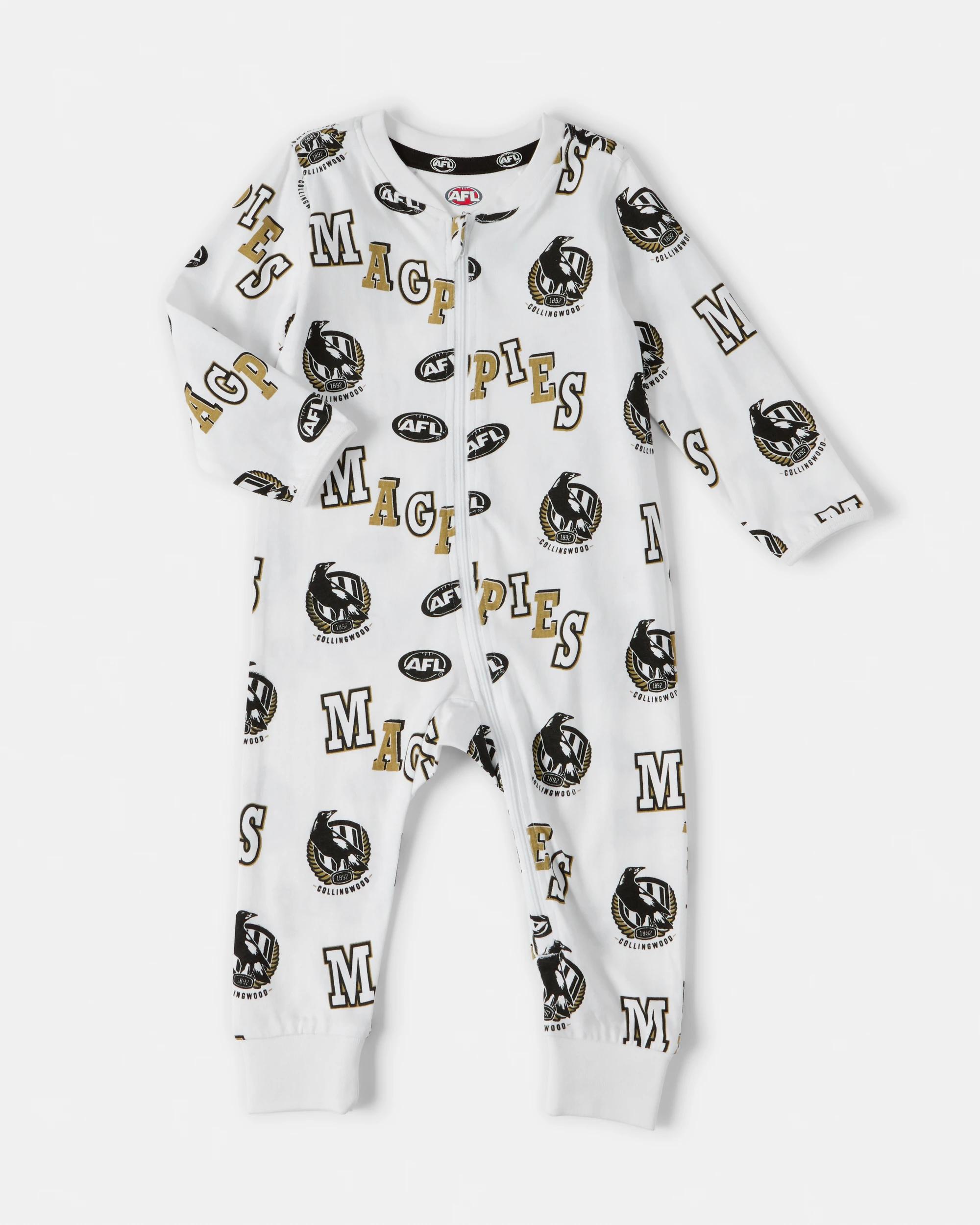 3 2 Pack Official AFL Baby Coveralls Collwood, 3 of 7