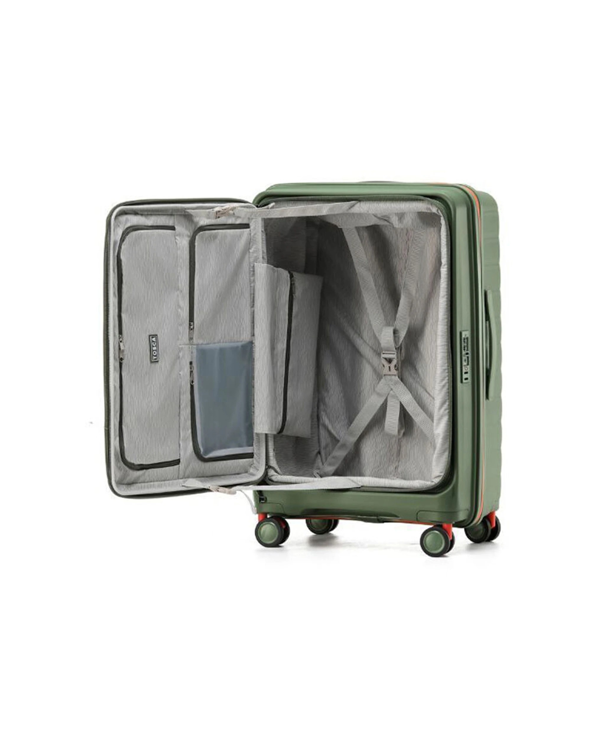 3 Tosca Cruiser Hard Case Carry On Travelling Suitcase Medium - Multi, 3 of 3