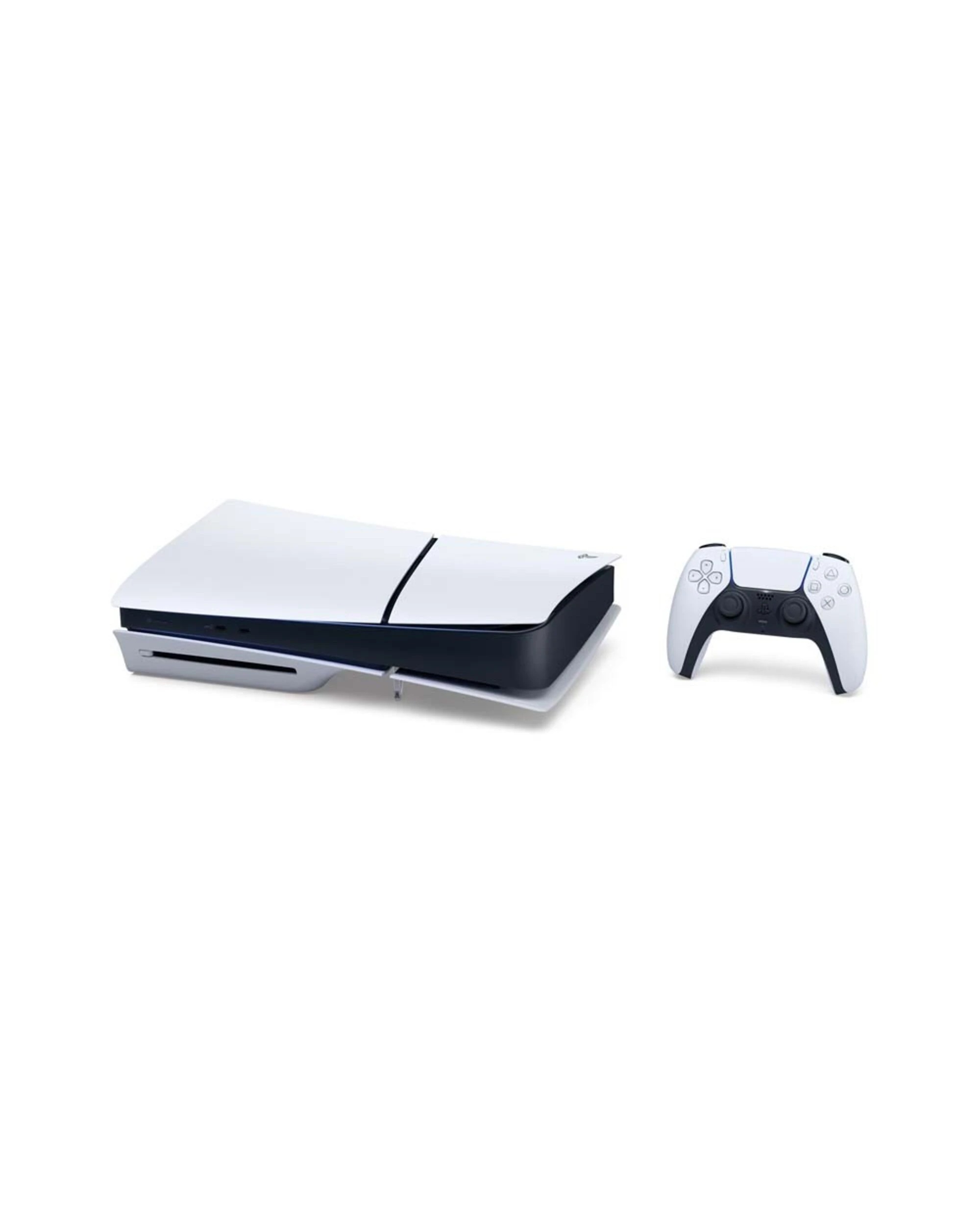 4 PlayStation 5 (Slim) Disc Console - White, 4 of 5