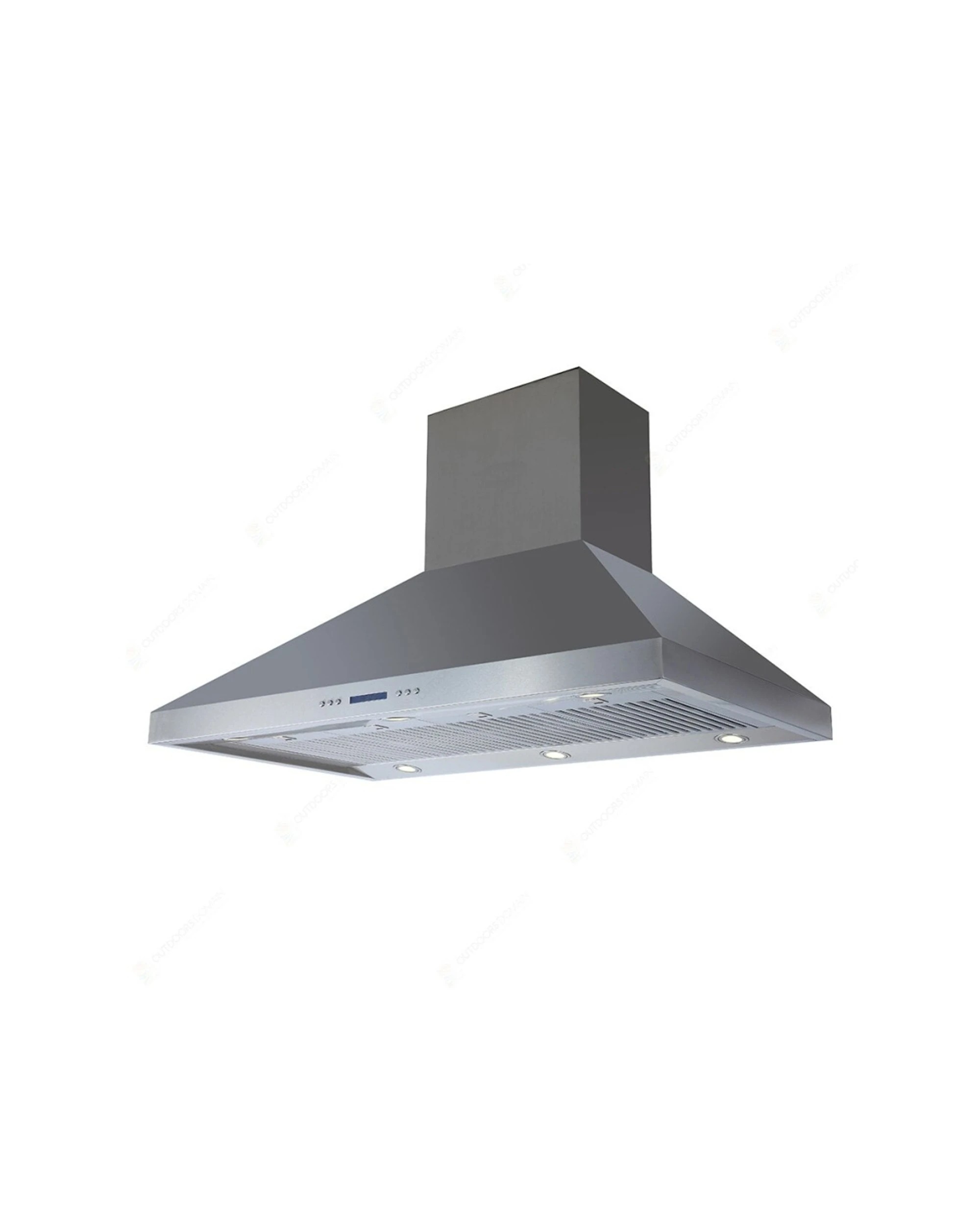 1 Gasmaster Outdoor Stainless Steel BBQ Rangehood 6 LED Lights Medium 1200mm - Silver, 1 of 9