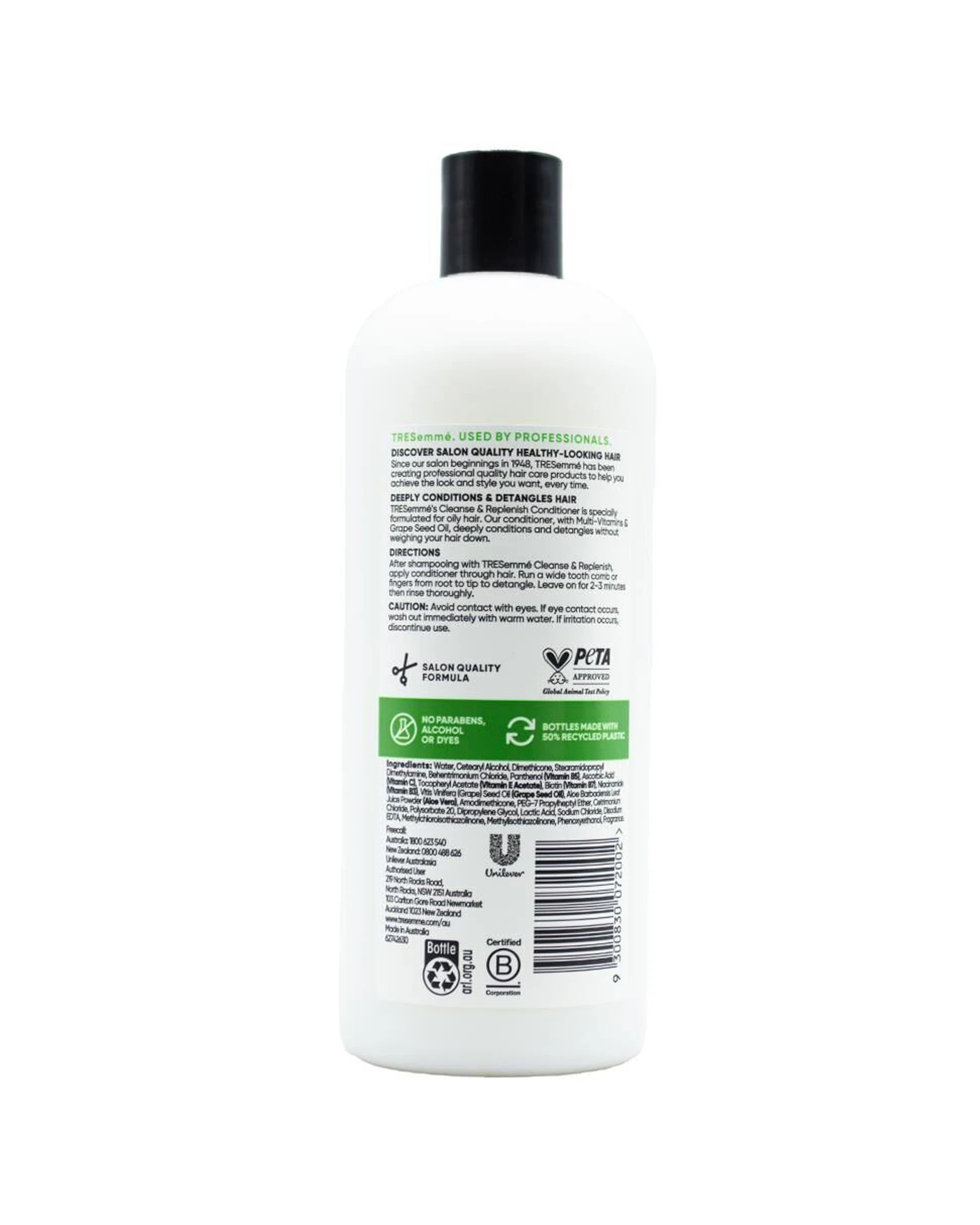 3 TRESemme 4PK Cleanse & Replenish Conditioner 750ml Vitamins Grape Oil - White, 3 of 3