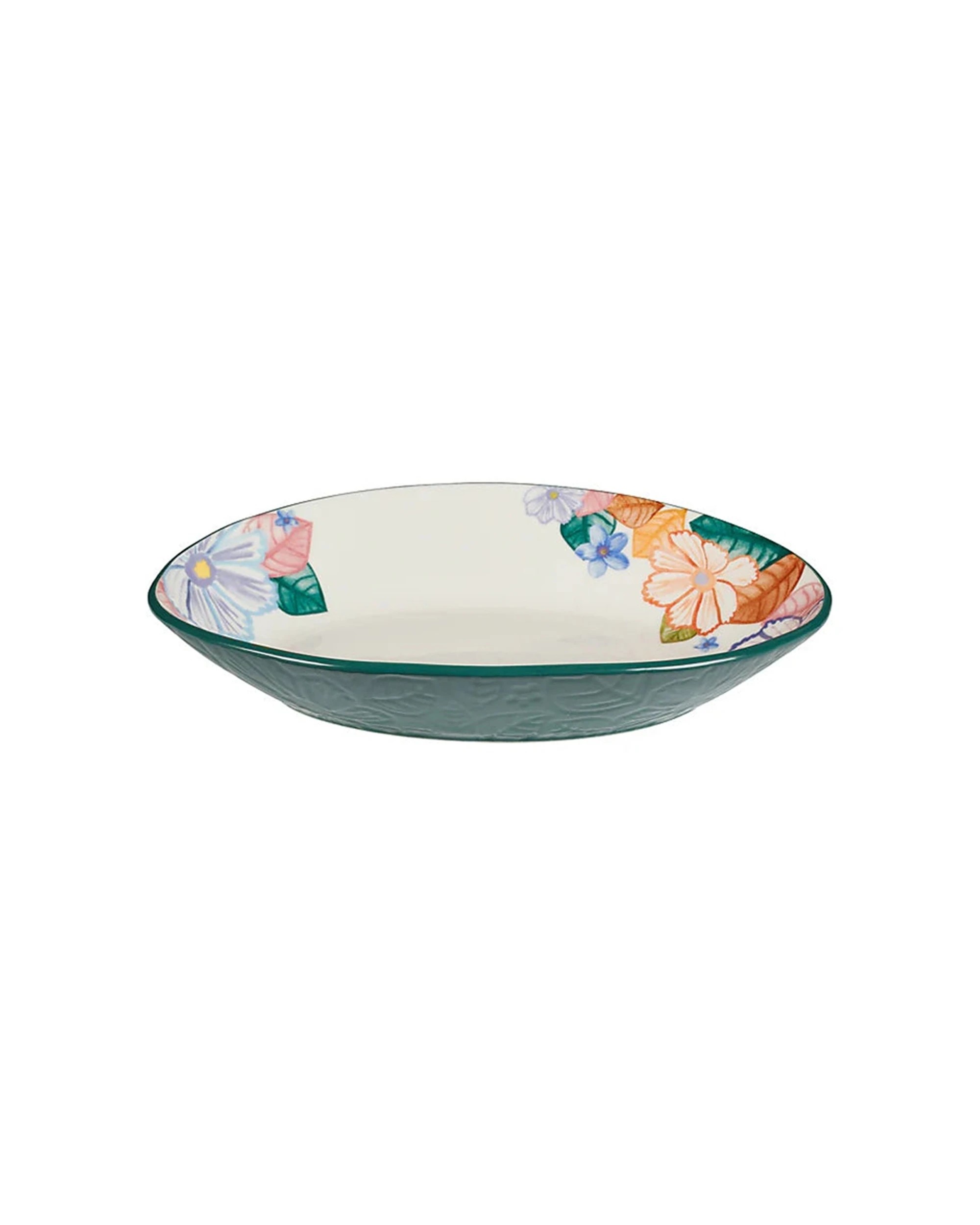 1 Maxwell And Williams Poppy Love Oval Serving Bowl 25x17.5x5cm Dishwasher Safe - Multi, 1 of 2