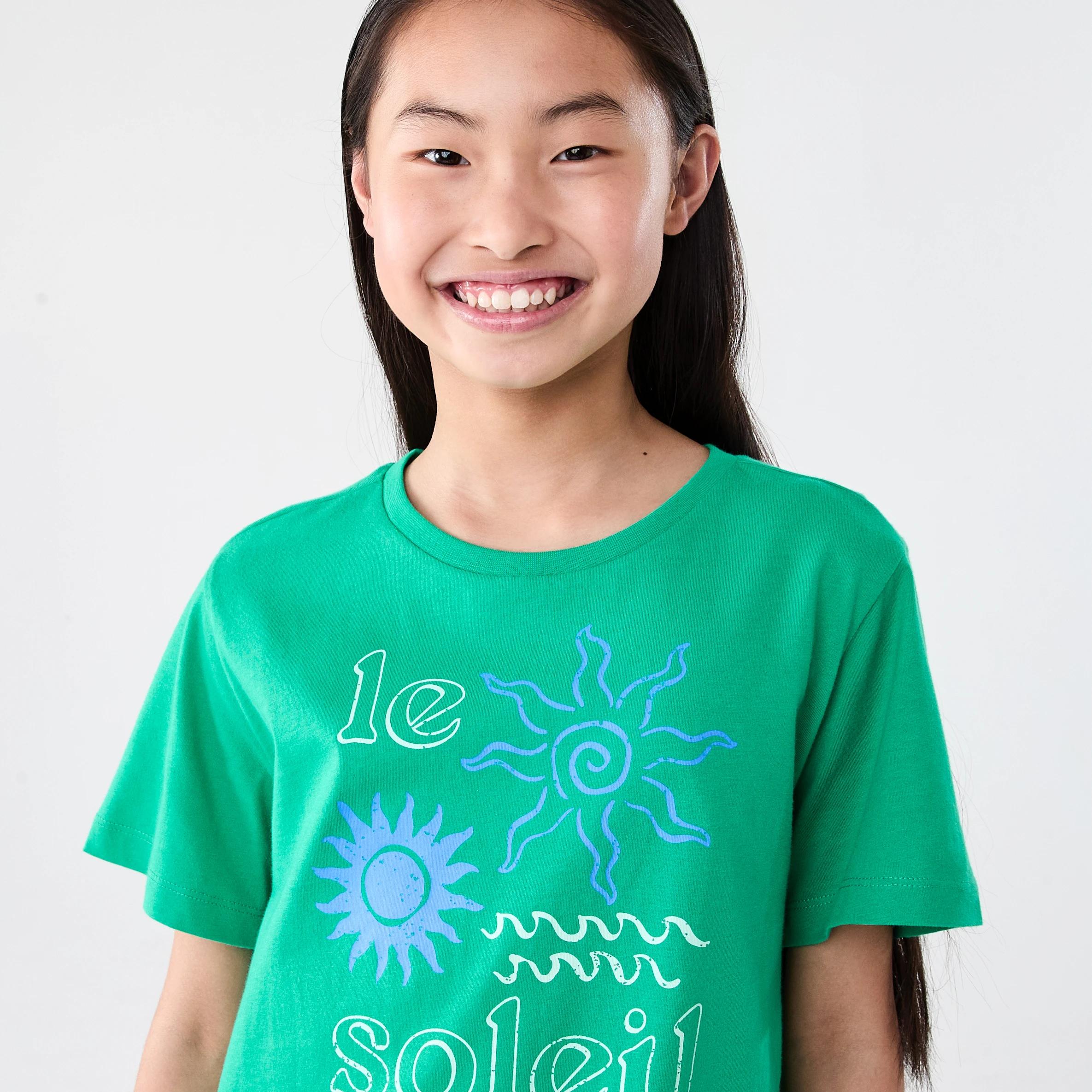 3 Short Sleeve Print T-shirt Grn Slogan, 3 of 6