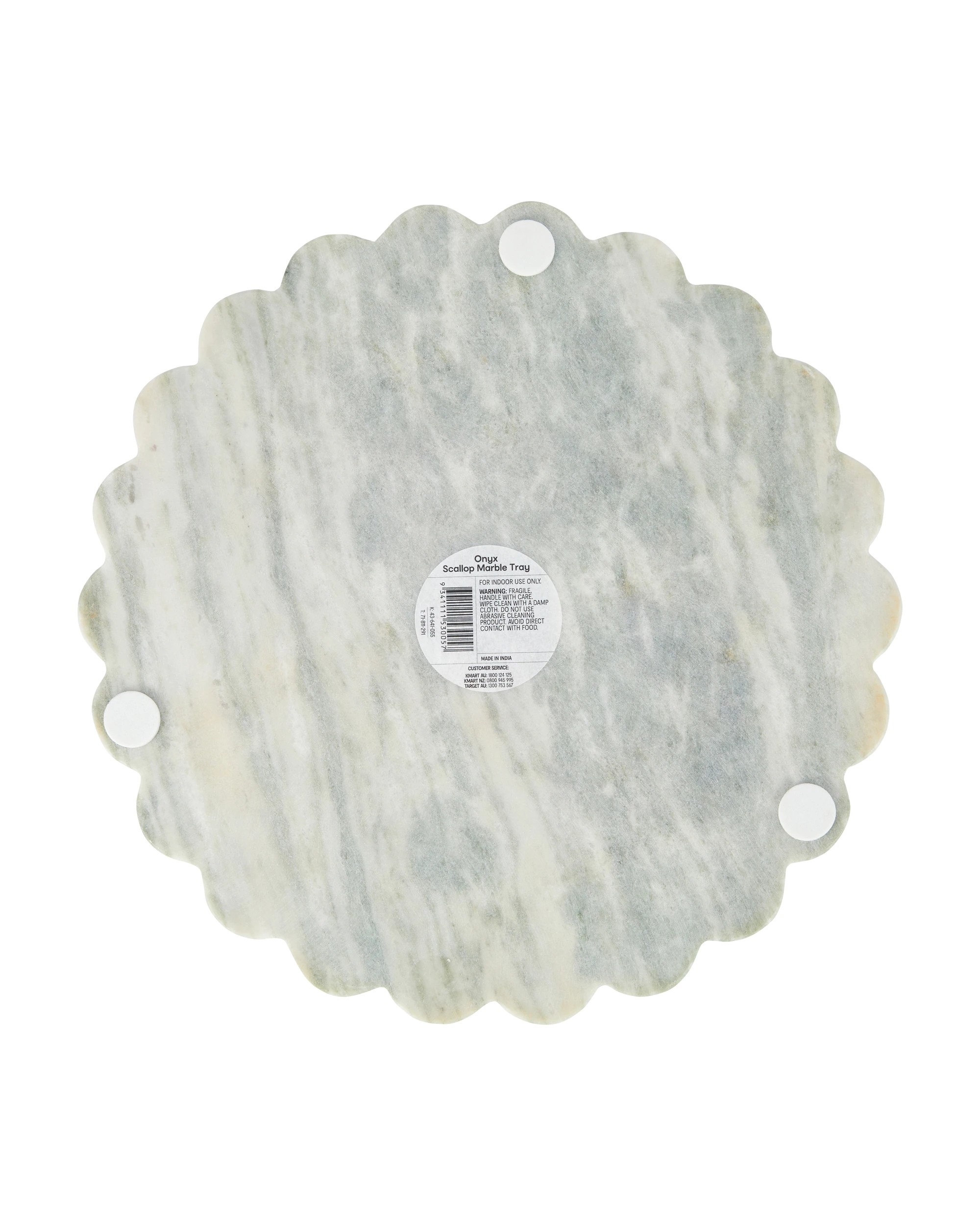 6 Onyx Scallop Marble Tray, 6 of 6