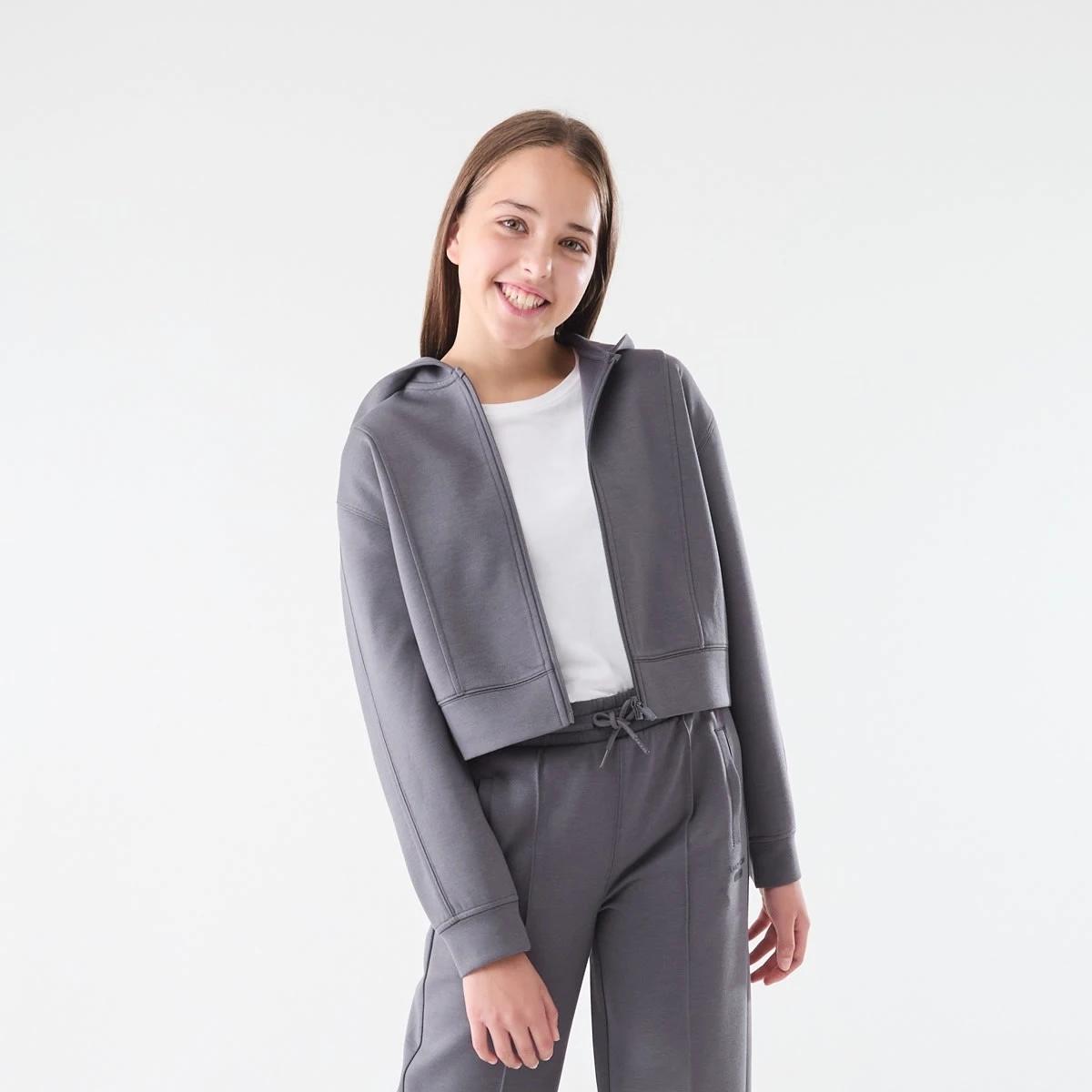 1 Scuba Zip Thru Hoodie Scuba Grey, 1 of 7