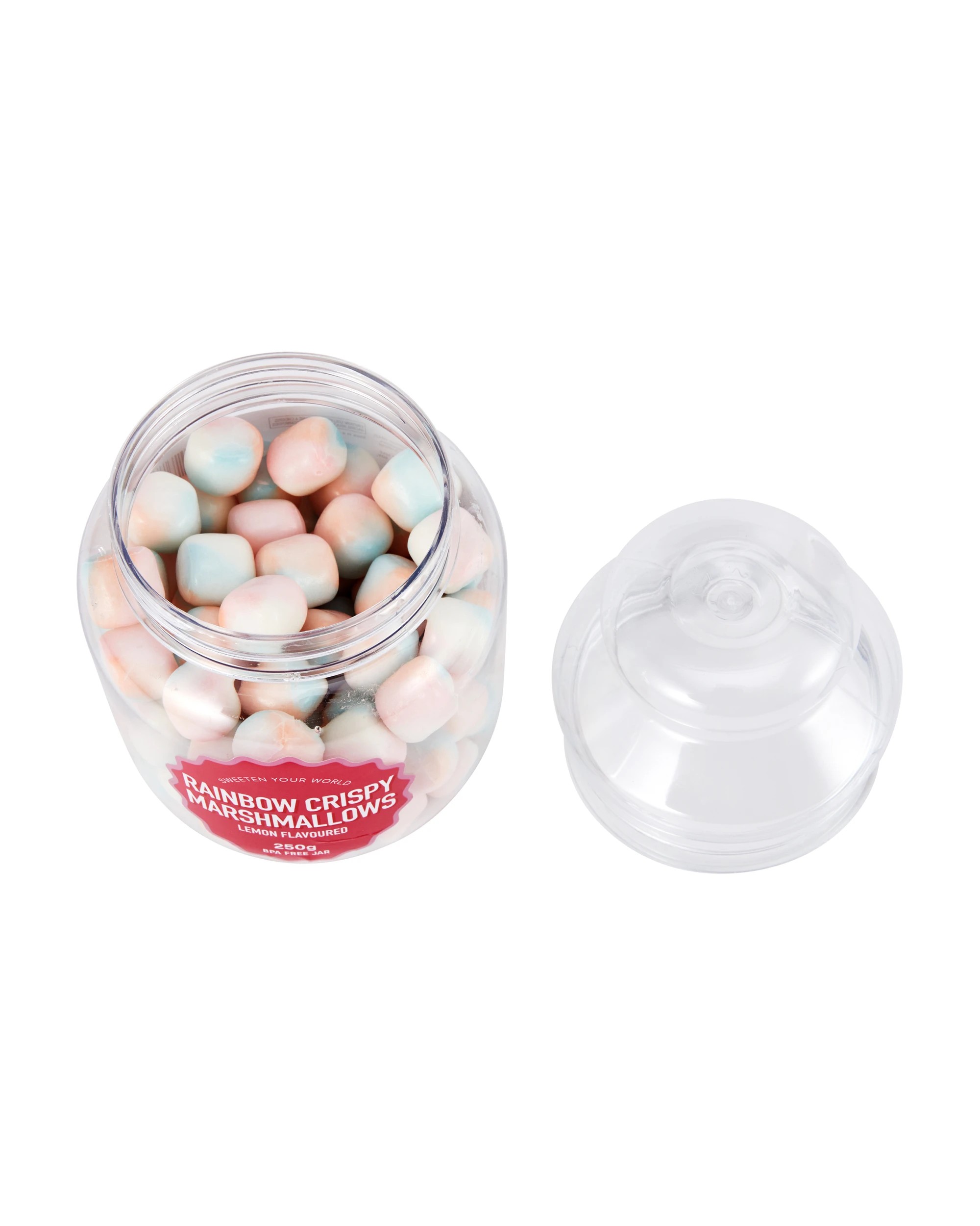 3 Lemon Flavoured Rainbow Crispy Marshmallows 250g, 3 of 5