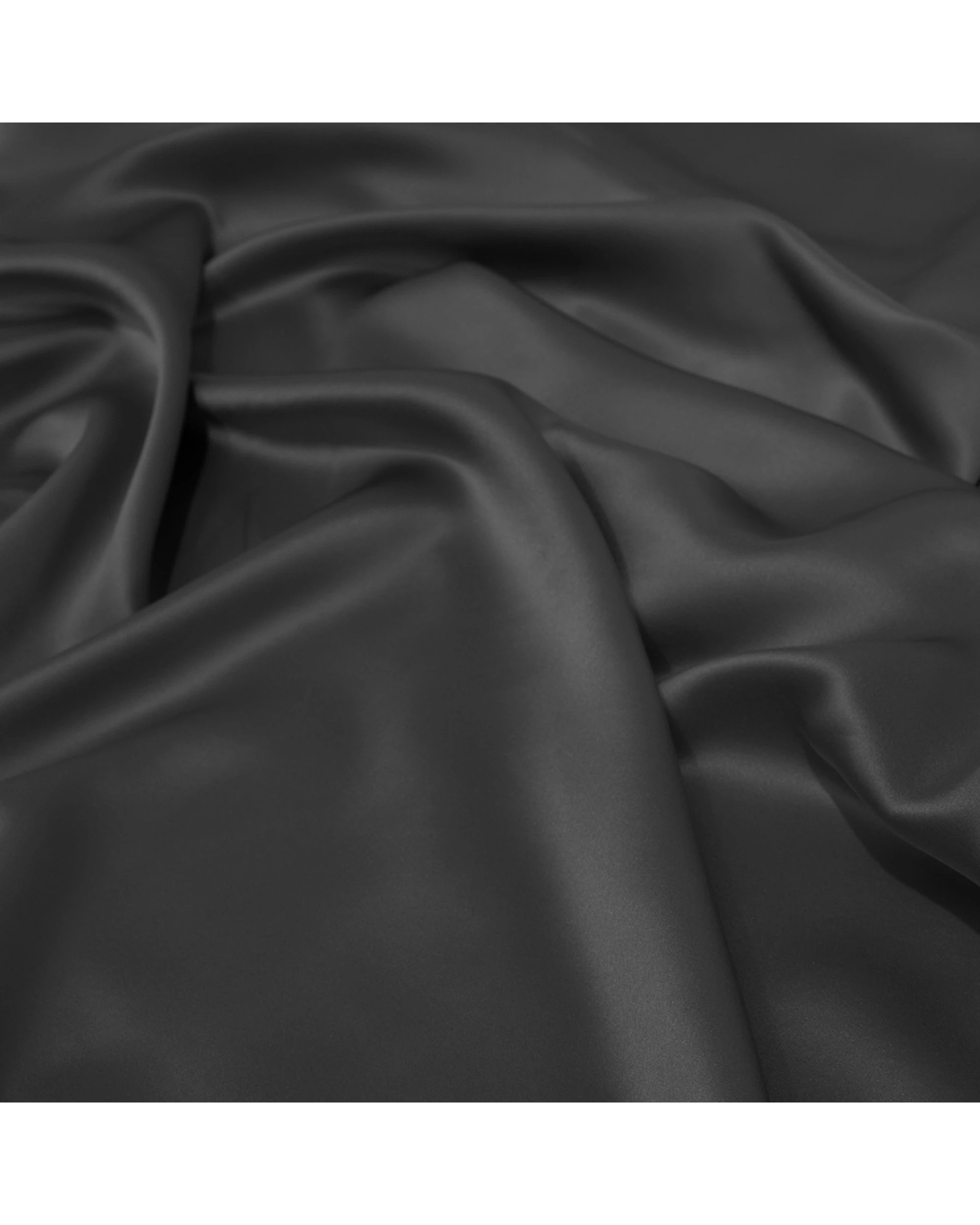 4 Bedding co Flat Sheet 100% Mulberry Silk 22 Momme Dark - Queen Bed - Grey, 4 of 6