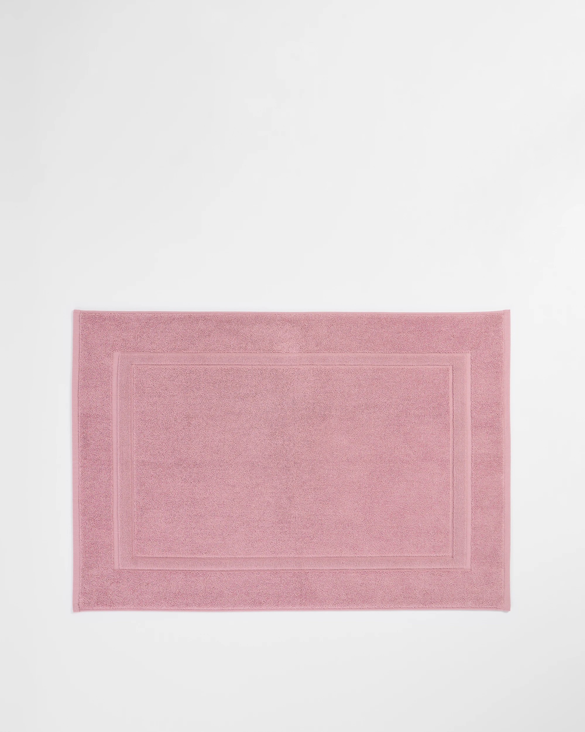 1 Grandeur Australian Cotton Bath Mat - Pink, 1 of 2