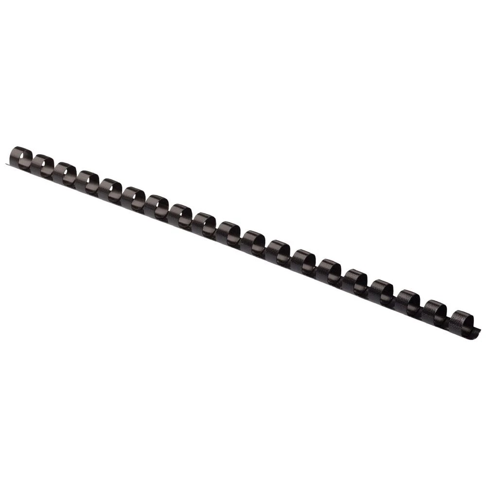 3 Fellowes Binding Combs 21 Loop 6mm Black 100 Pack, 3 of 4