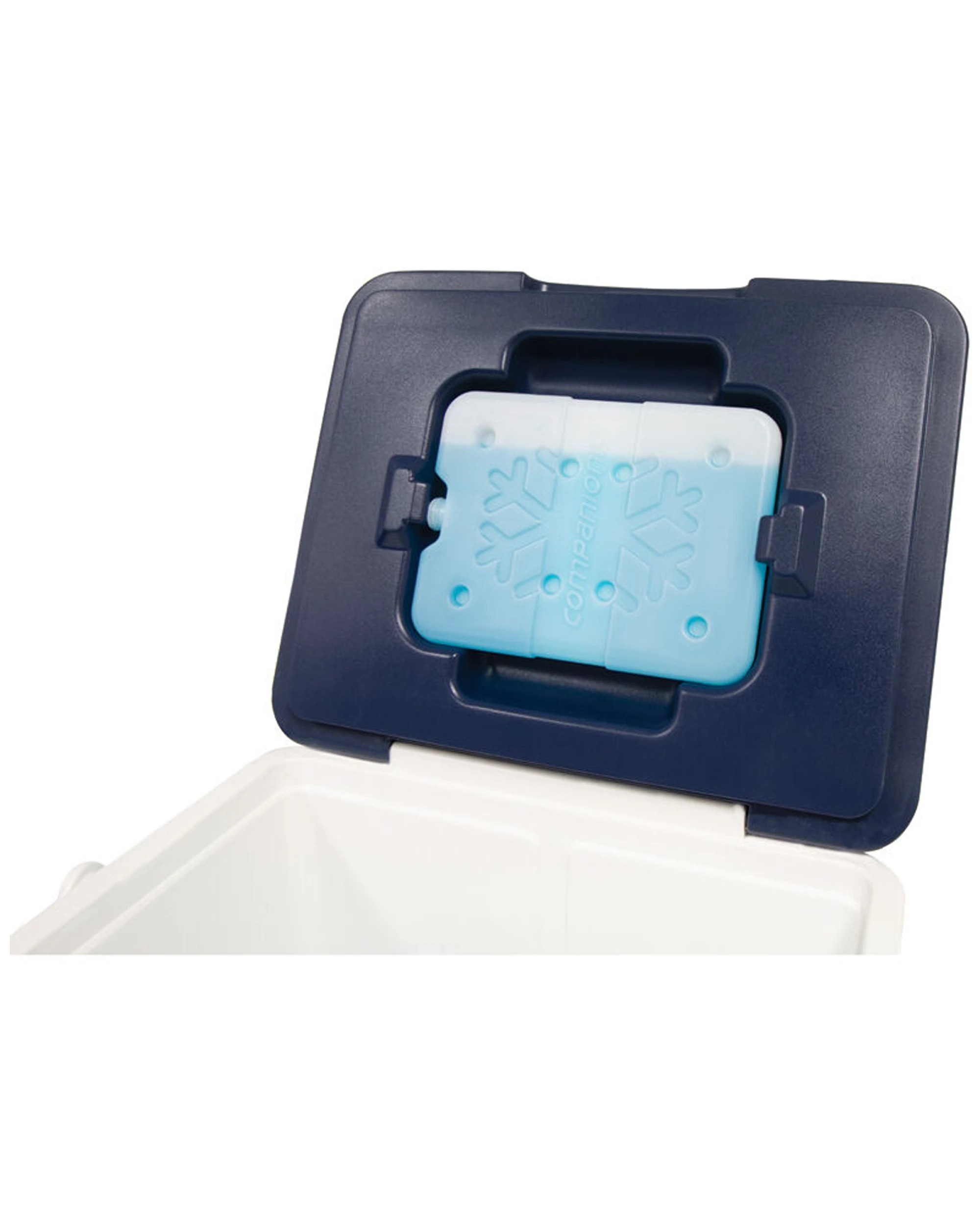 2 Companion 14L Hard Shell Camping Cooler With Cup Holders Snap-In Ice Brick - Blue, 2 of 3