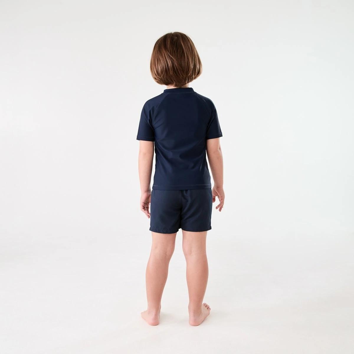 6 Short Sleeve Rash Vest DRESS BLUE, 6 of 6