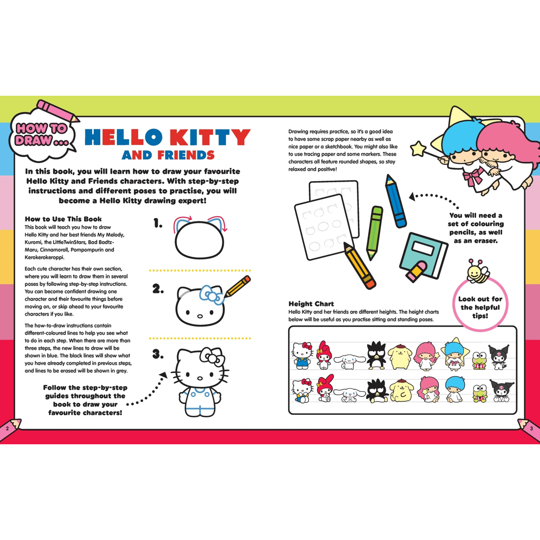 4 Hello Kitty and Friends: How to Draw - Book, 4 of 5