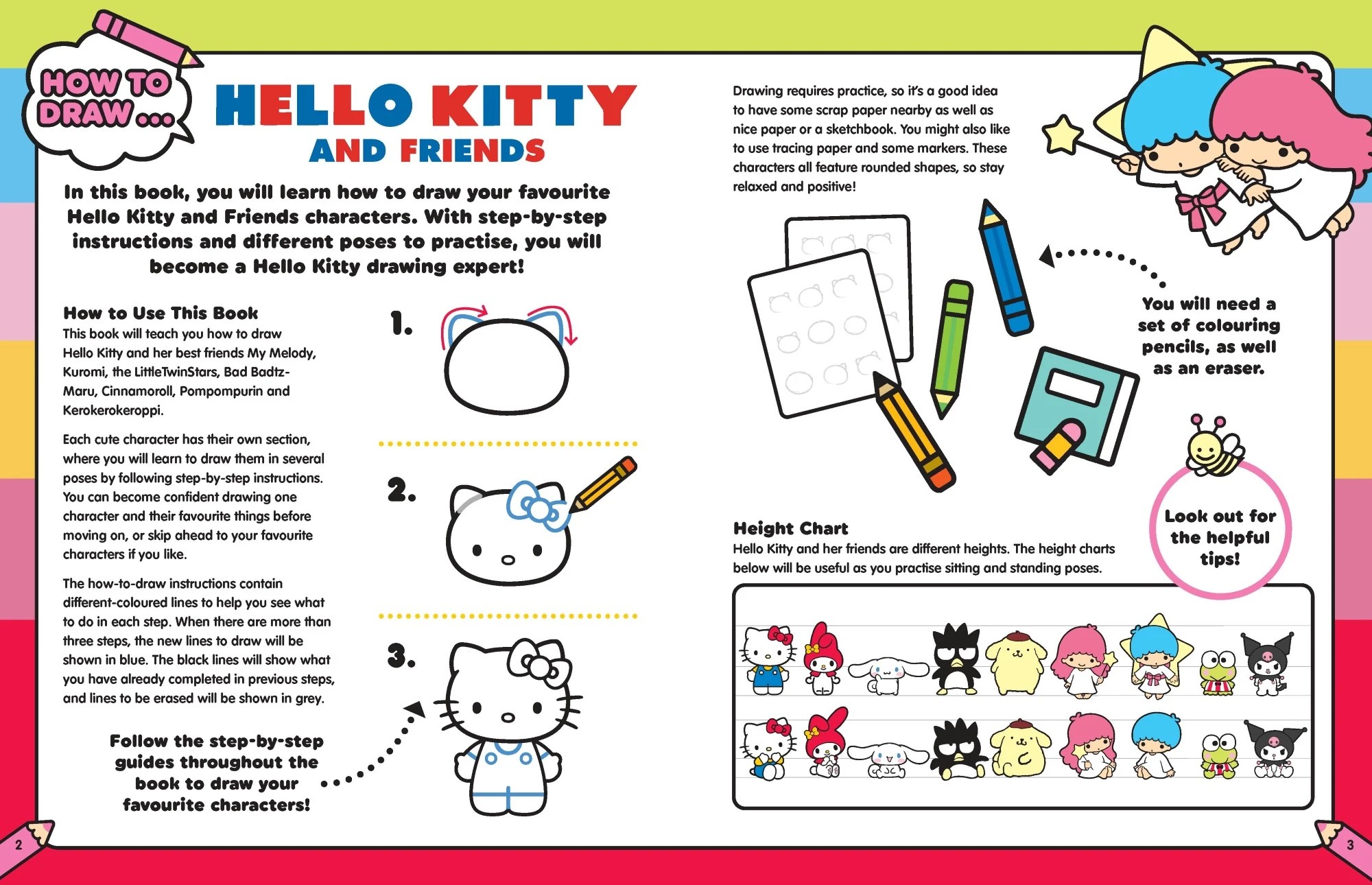 4 Hello Kitty and Friends: How to Draw - Book, 4 of 5