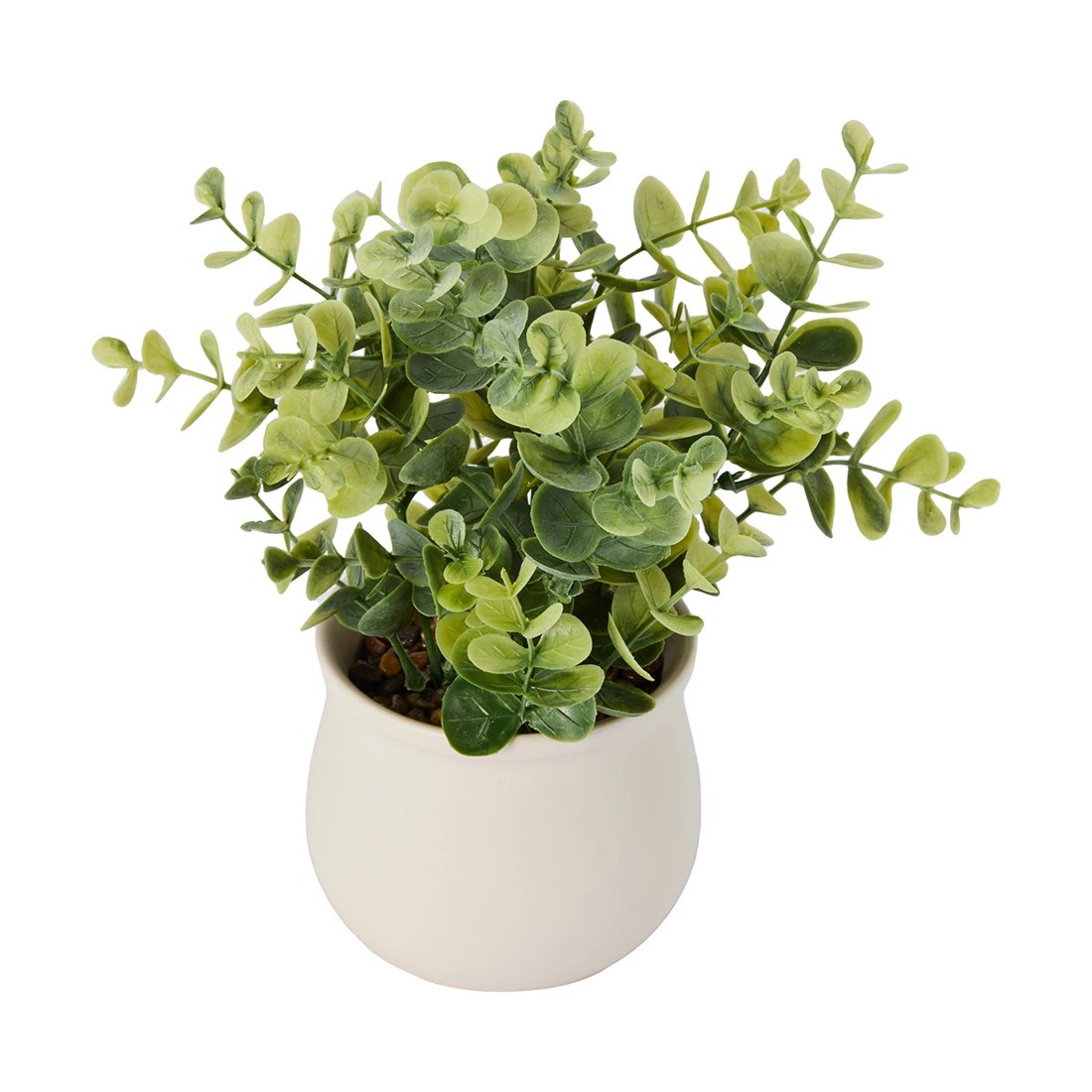 2 Artificial Dollar Gum Eucalyptus in Pot, 2 of 6