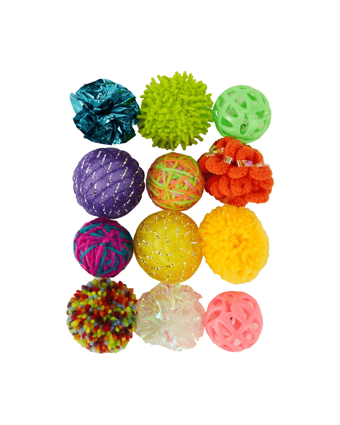 1 12 Pack Cat Toy Balls, 1 of 9