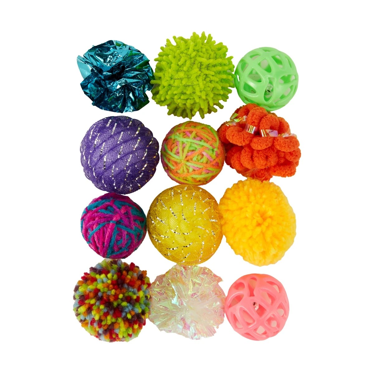 1 12 Pack Cat Toy Balls, 1 of 9