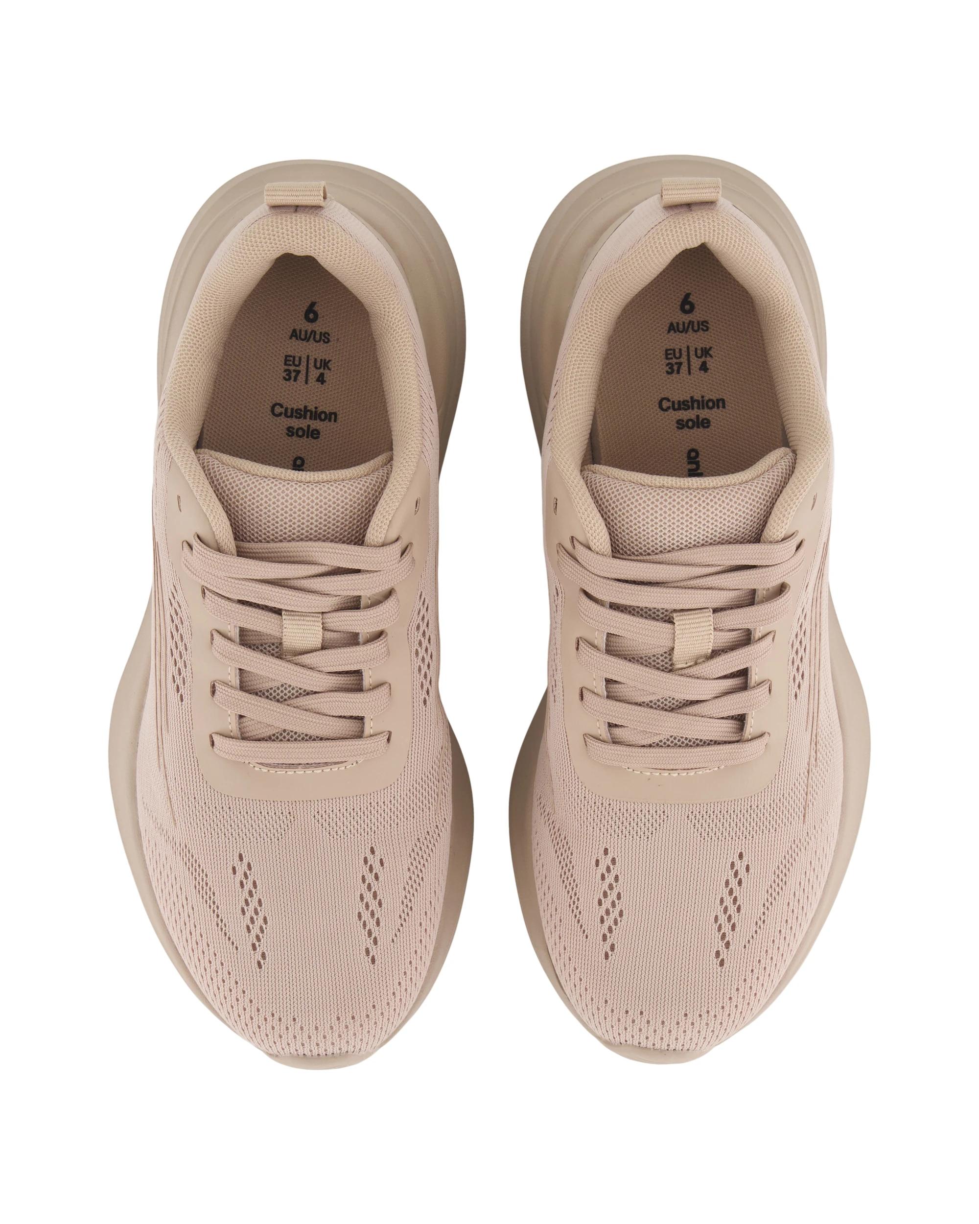 3 Active Womens Runner Shoes Mushroom, 3 of 5