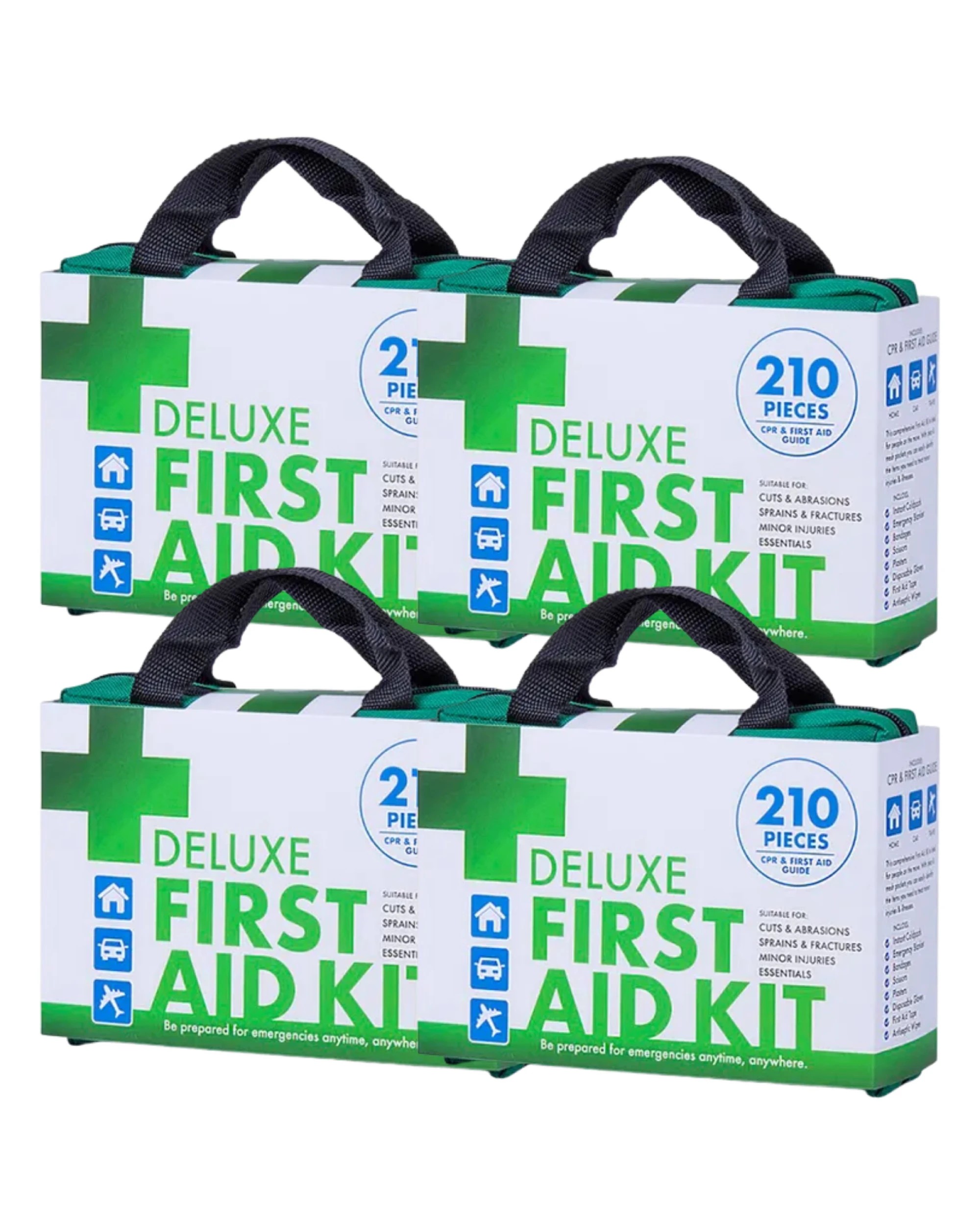 1 BR Home 4x 210PCS Emergency First Aid Kit Medical Travel Set Workplace, 1 of 3