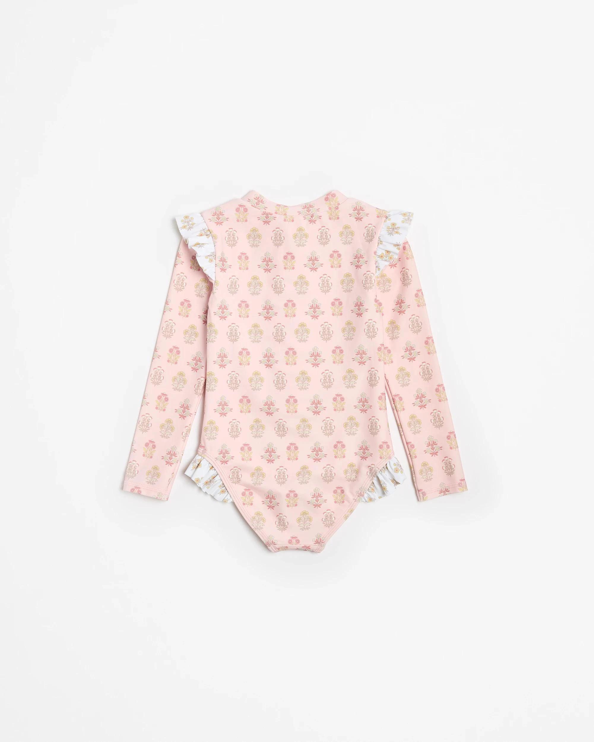 3 Target Print One Piece Swim Suit PINK FLORAL, 3 of 3