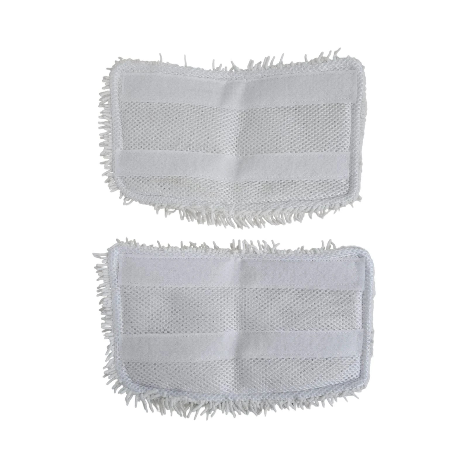 2 Cleanup Steam Mop Pads For Steamy Wonder Hoover I-Vac Brands - White, 2 of 5
