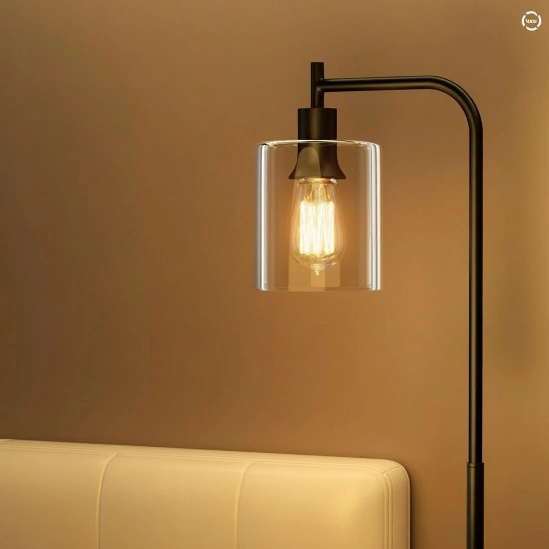 6 Artiss Floor Lamp Light Stand - Black, 6 of 7