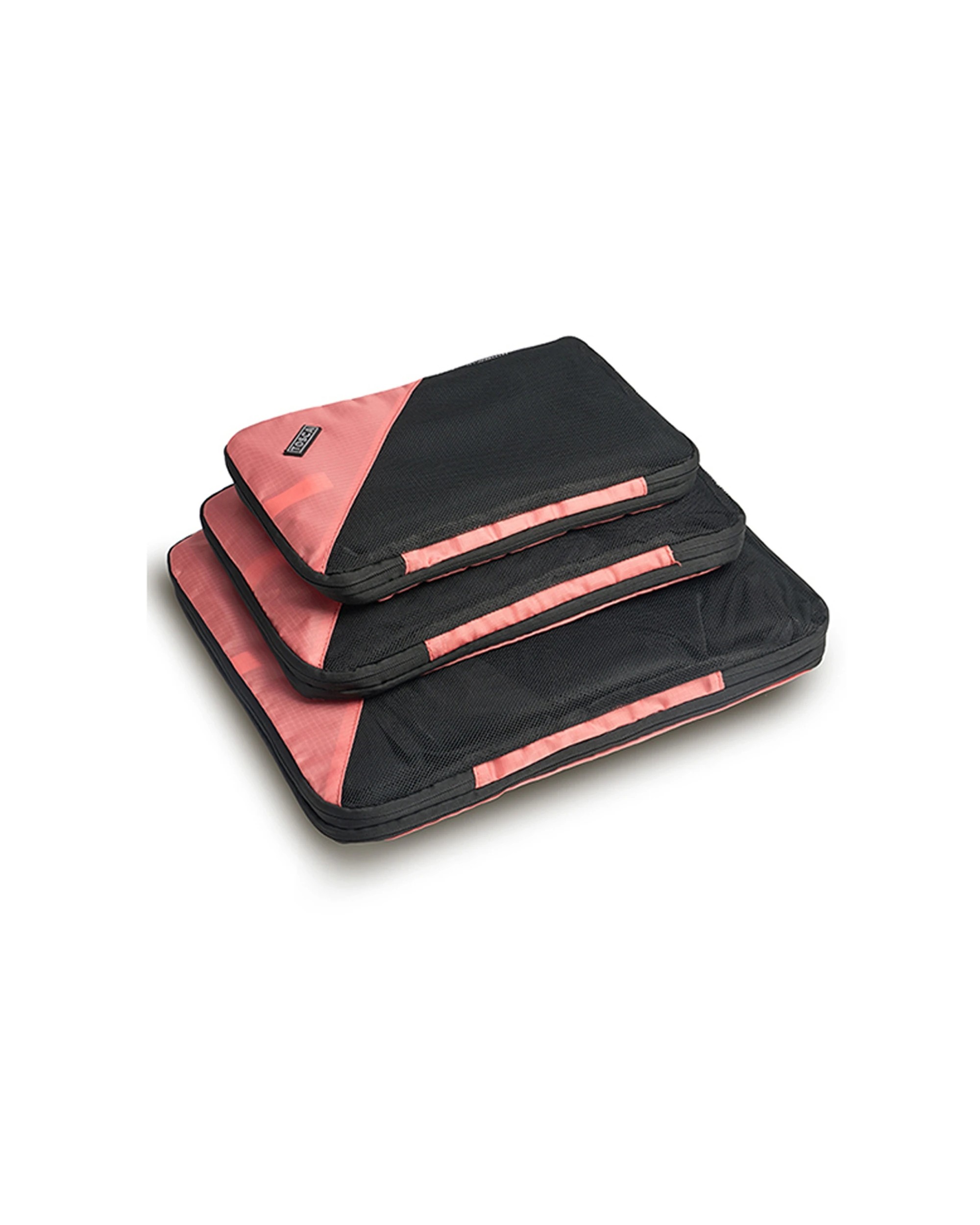 6 Tosca 2Pc Compression Cube Men Travel Luggage Large Organisers - Assorted, 6 of 6