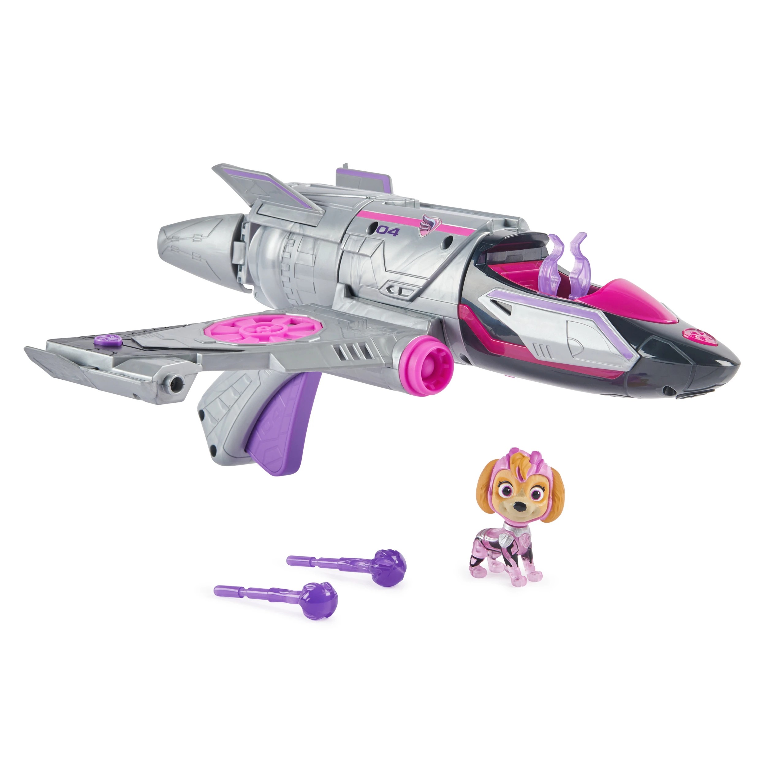 2 PAW Patrol: The Mighty Movie Skye Transforming Jet, 2 of 7