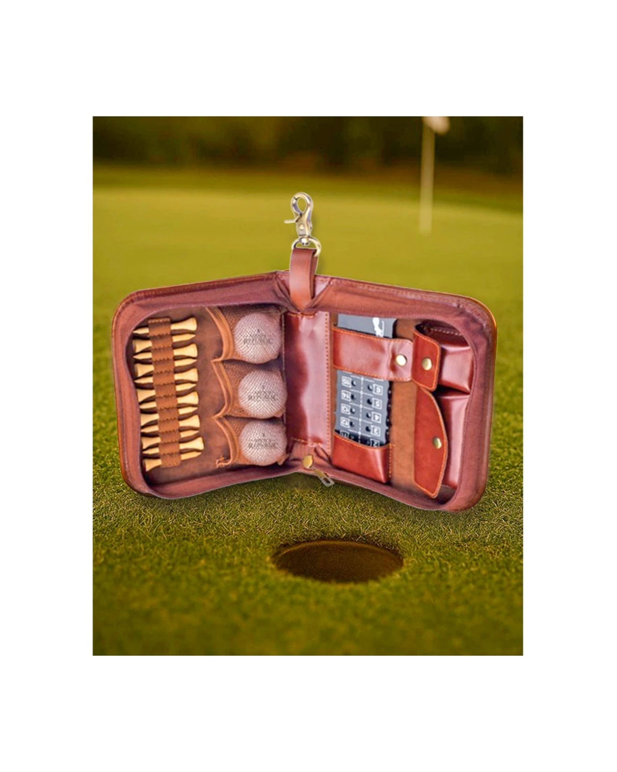 6 Mens Republic 18pc Ultimate Golf Accessories Equipment Gift Set - Brown, 6 of 6
